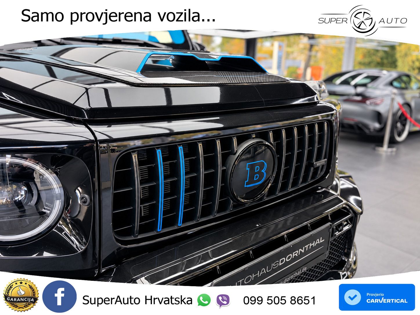 Mercedes AMG G 63 Long V8 (585 KS) 4MATIC 9G-TRONIC AMG SPEEDSHIFT TCT Brabus ZRAČNI+ACC+4xGR SJED+360