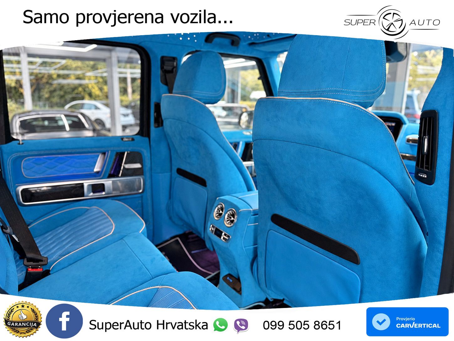 Mercedes AMG G 63 Long V8 (585 KS) 4MATIC 9G-TRONIC AMG SPEEDSHIFT TCT Brabus ZRAČNI+ACC+4xGR SJED+360