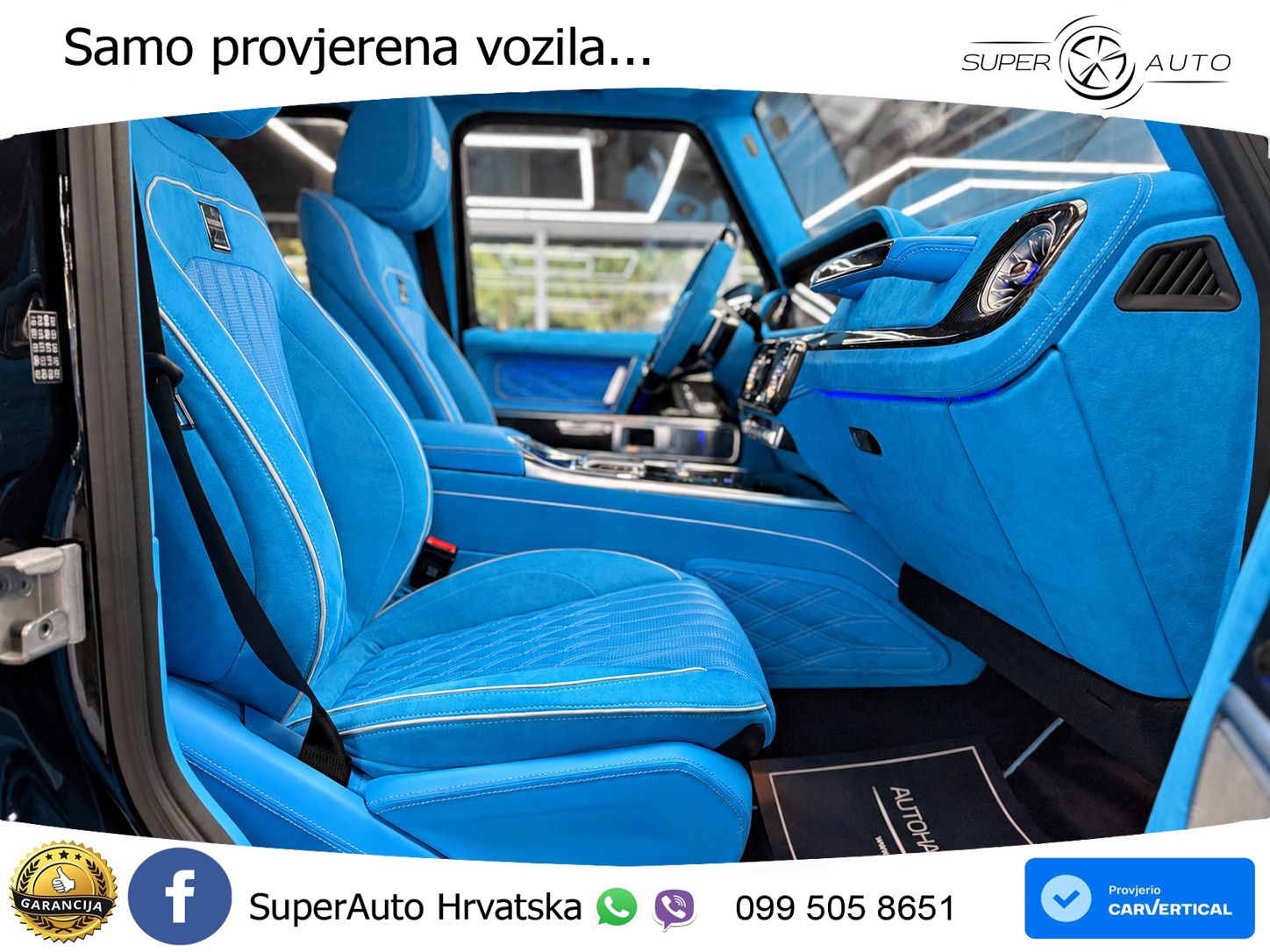 Mercedes AMG G 63 Long V8 (585 KS) 4MATIC 9G-TRONIC AMG SPEEDSHIFT TCT Brabus ZRAČNI+ACC+4xGR SJED+360