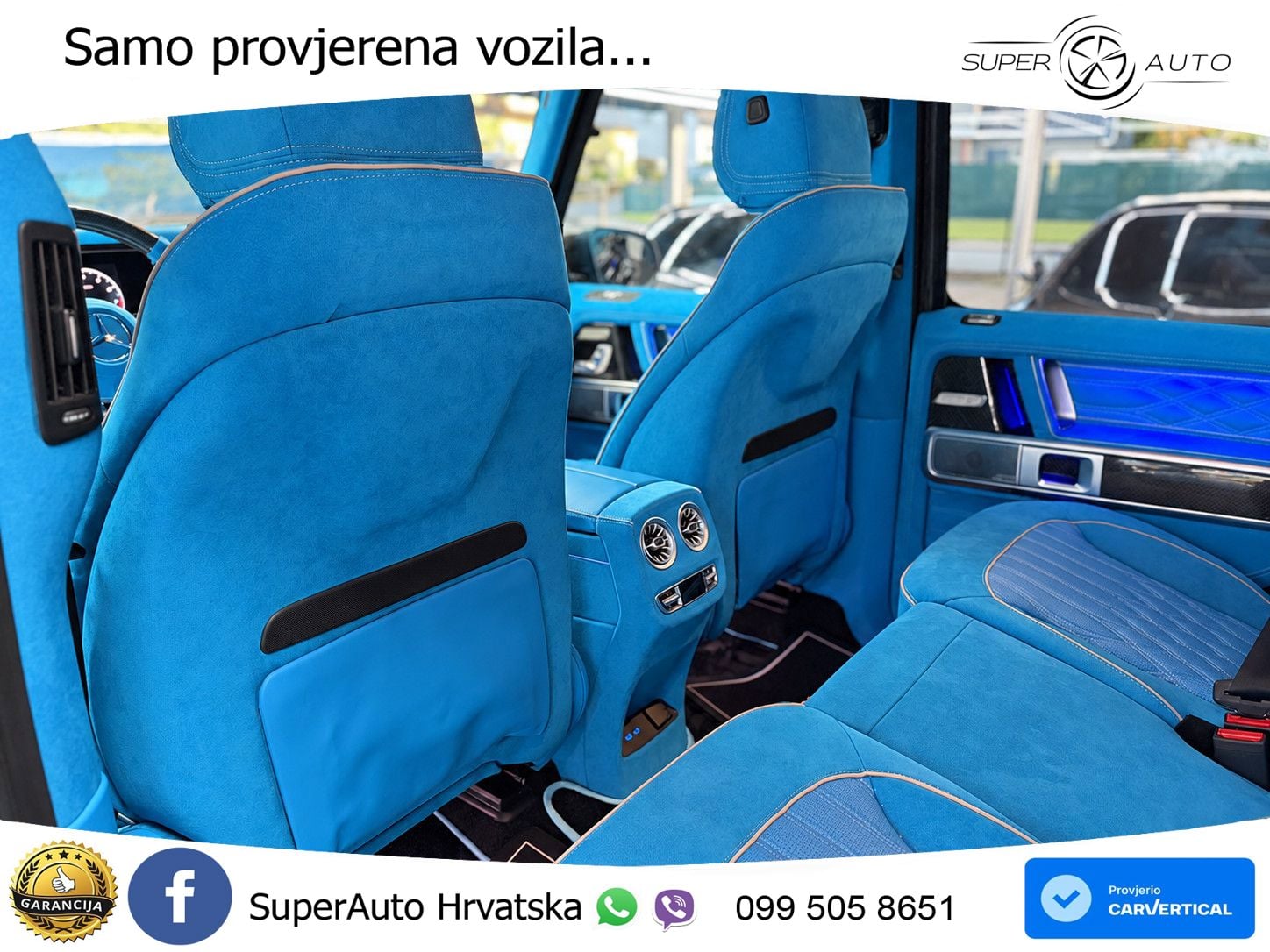 Mercedes AMG G 63 Long V8 (585 KS) 4MATIC 9G-TRONIC AMG SPEEDSHIFT TCT Brabus ZRAČNI+ACC+4xGR SJED+360