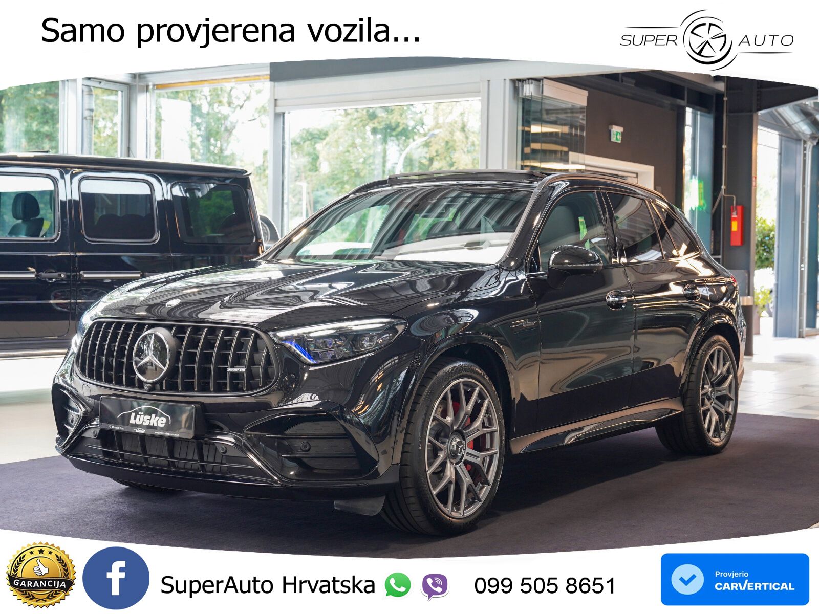 Mercedes AMG GLC 63 S E PERFORMANCE (680 KS) 4MATIC+ AMG SPEEDSHIFT MCT 9G ACC+HEAD+GR SJED+360+PANO