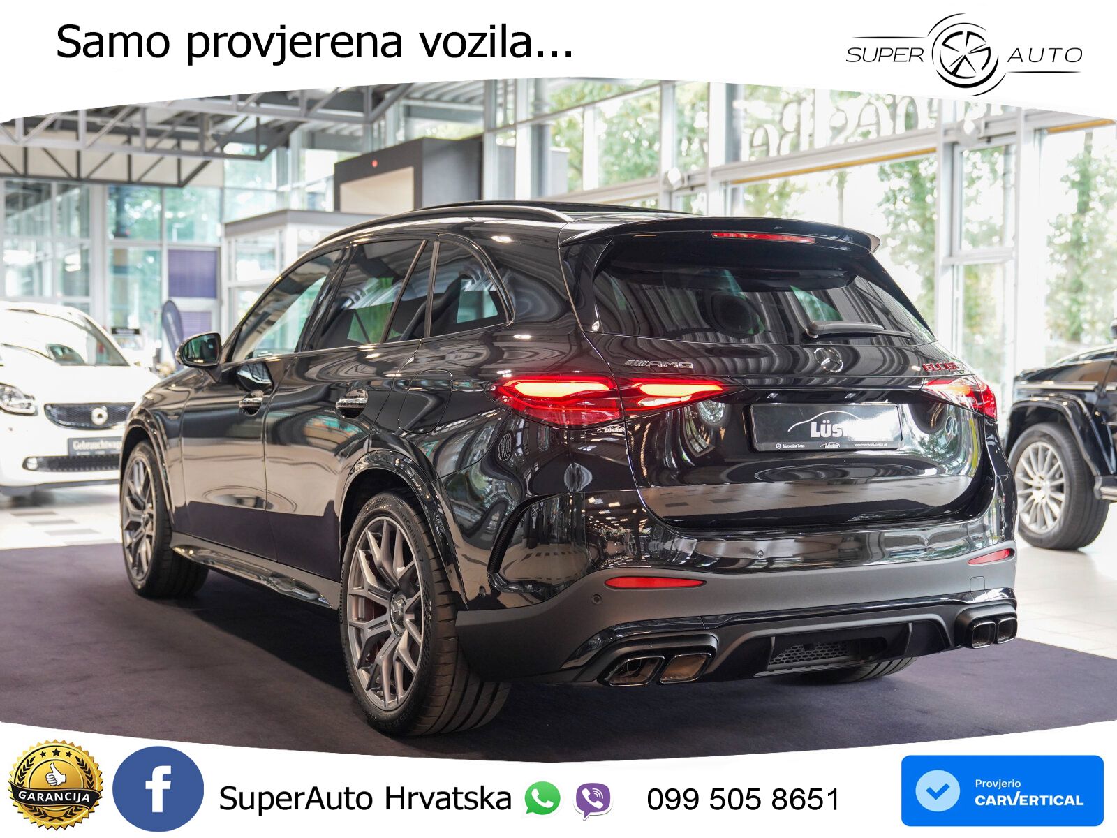 Mercedes AMG GLC 63 S E PERFORMANCE (680 KS) 4MATIC+ AMG SPEEDSHIFT MCT 9G ACC+HEAD+GR SJED+360+PANO