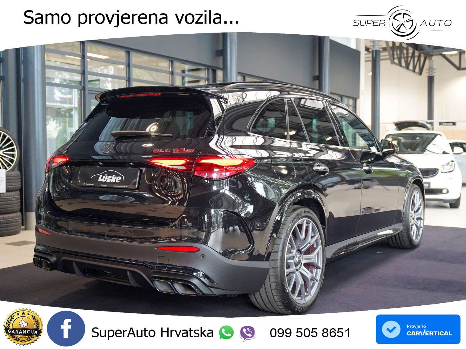 Mercedes AMG GLC 63 S E PERFORMANCE (680 KS) 4MATIC+ AMG SPEEDSHIFT MCT 9G ACC+HEAD+GR SJED+360+PANO