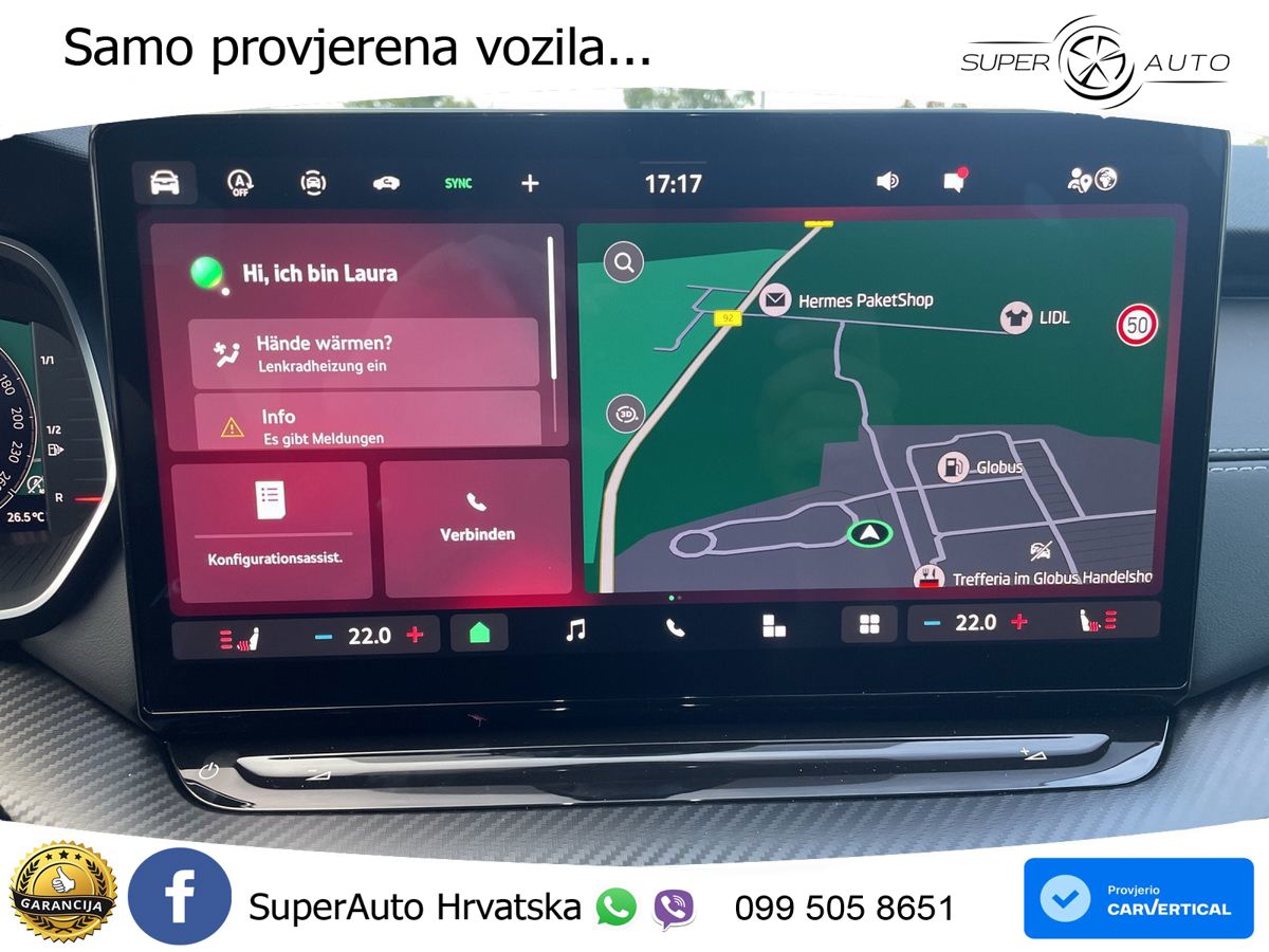 Škoda Octavia Combi 2.0 TDI (150 KS) DSG SportLine ACC+HEAD+GR SJED+360+PANO