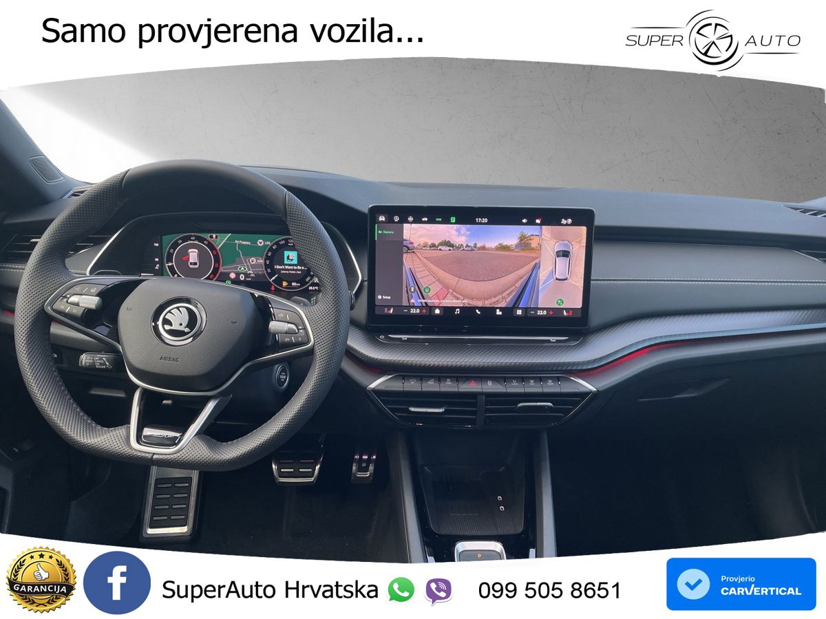 Škoda Octavia Combi 2.0 TDI (150 KS) DSG SportLine ACC+HEAD+GR SJED+360+PANO