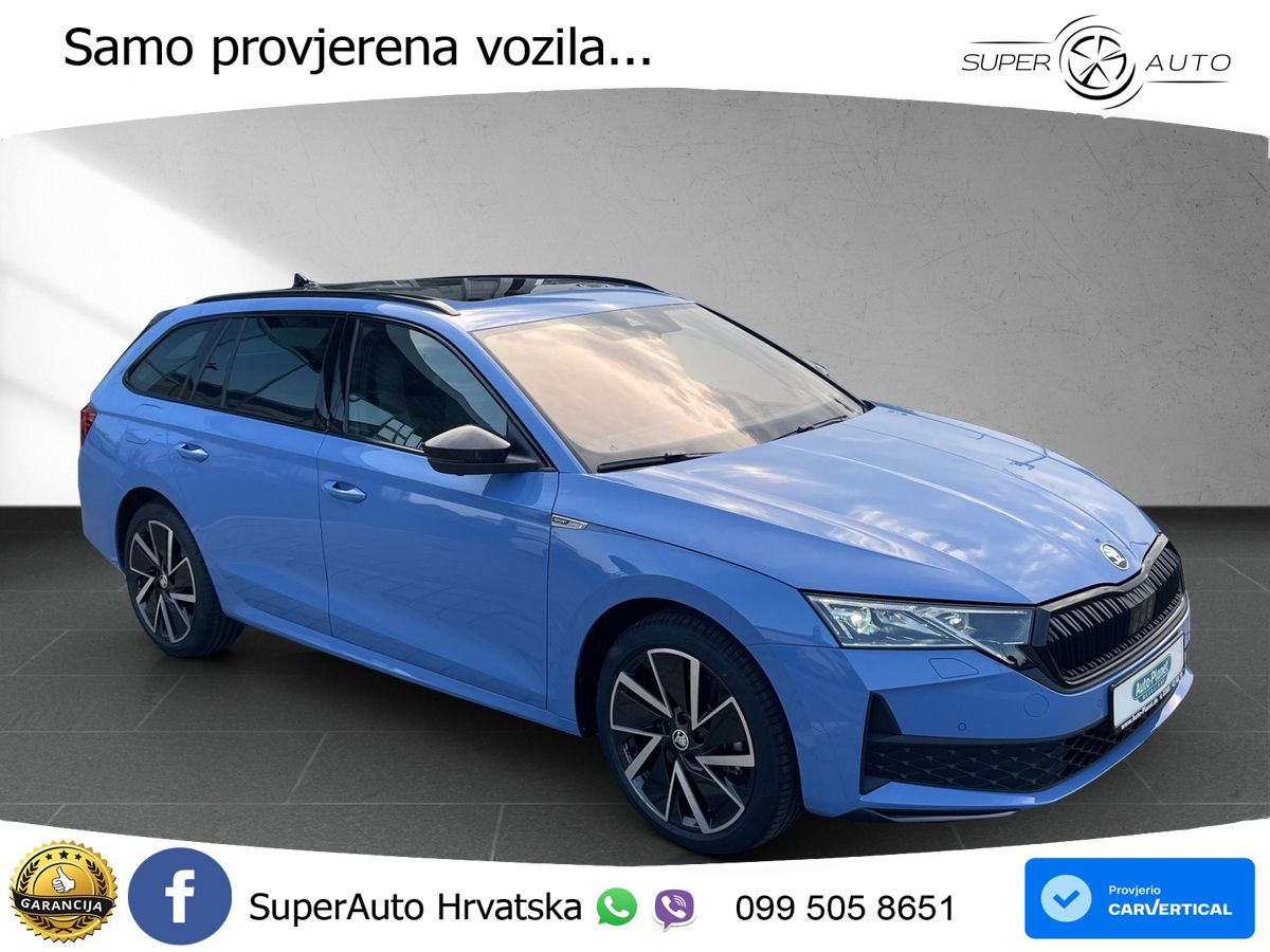 Škoda Octavia Combi 2.0 TDI (150 KS) DSG SportLine ACC+HEAD+GR SJED+360+PANO
