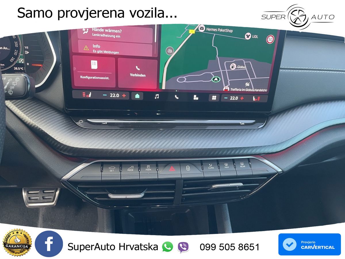 Škoda Octavia Combi 2.0 TDI (150 KS) DSG SportLine ACC+HEAD+GR SJED+360+PANO
