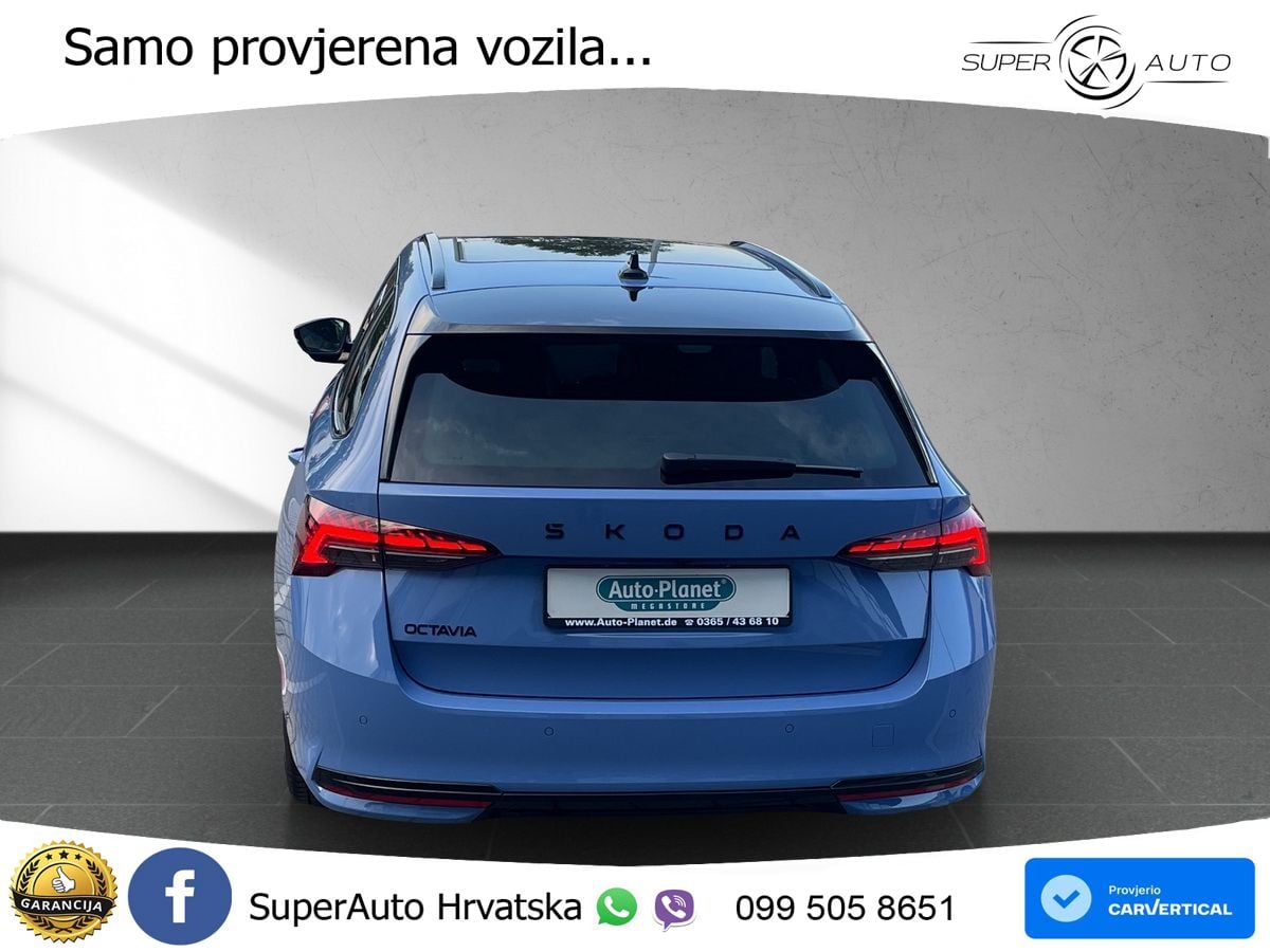 Škoda Octavia Combi 2.0 TDI (150 KS) DSG SportLine ACC+HEAD+GR SJED+360+PANO