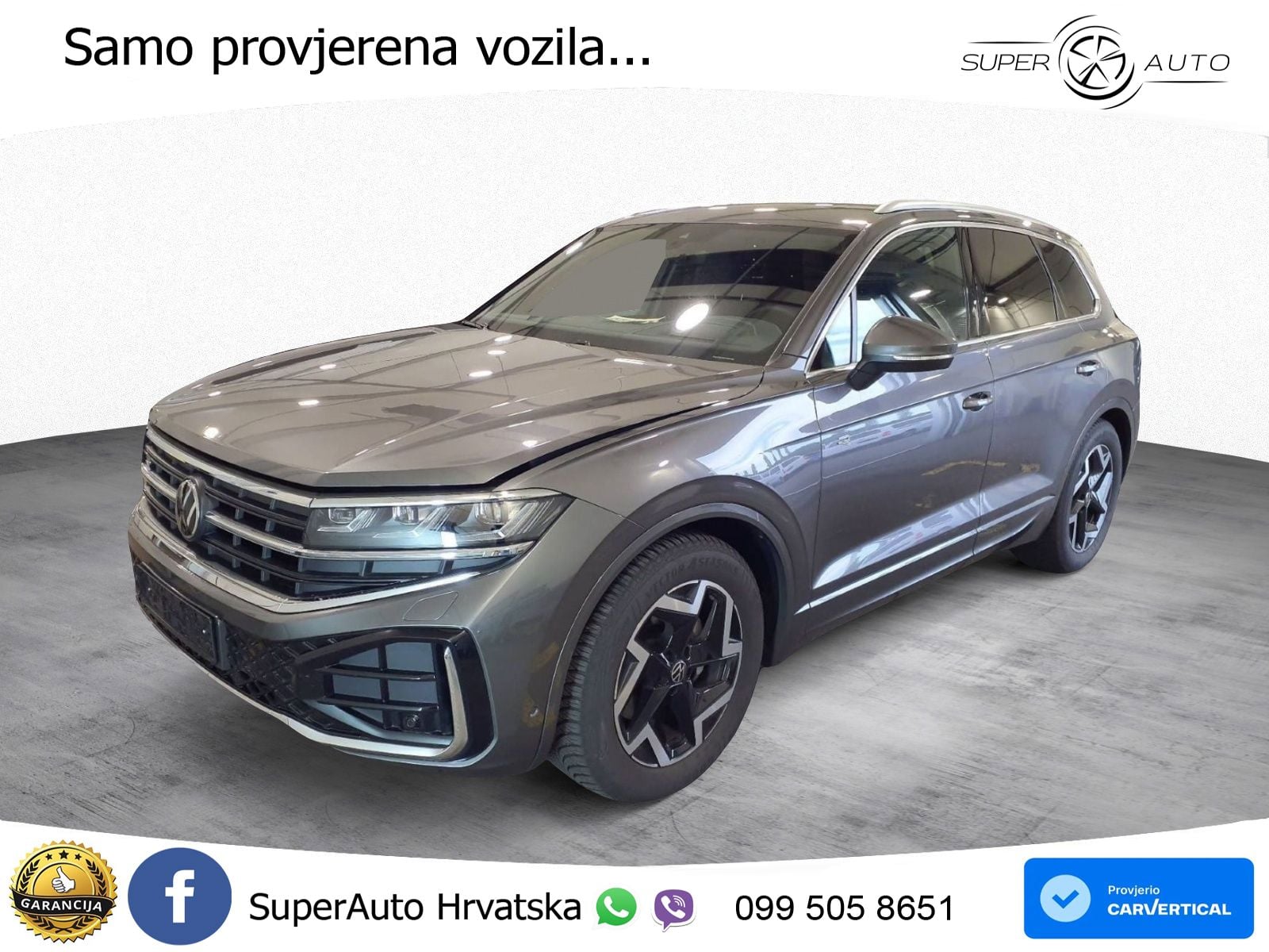 Volkswagen Touareg 3.0 V6 TDI (231 KS) 4MOTION Tiptronic R-Line ZRAČNI+ACC+4xGR SJED+KAM