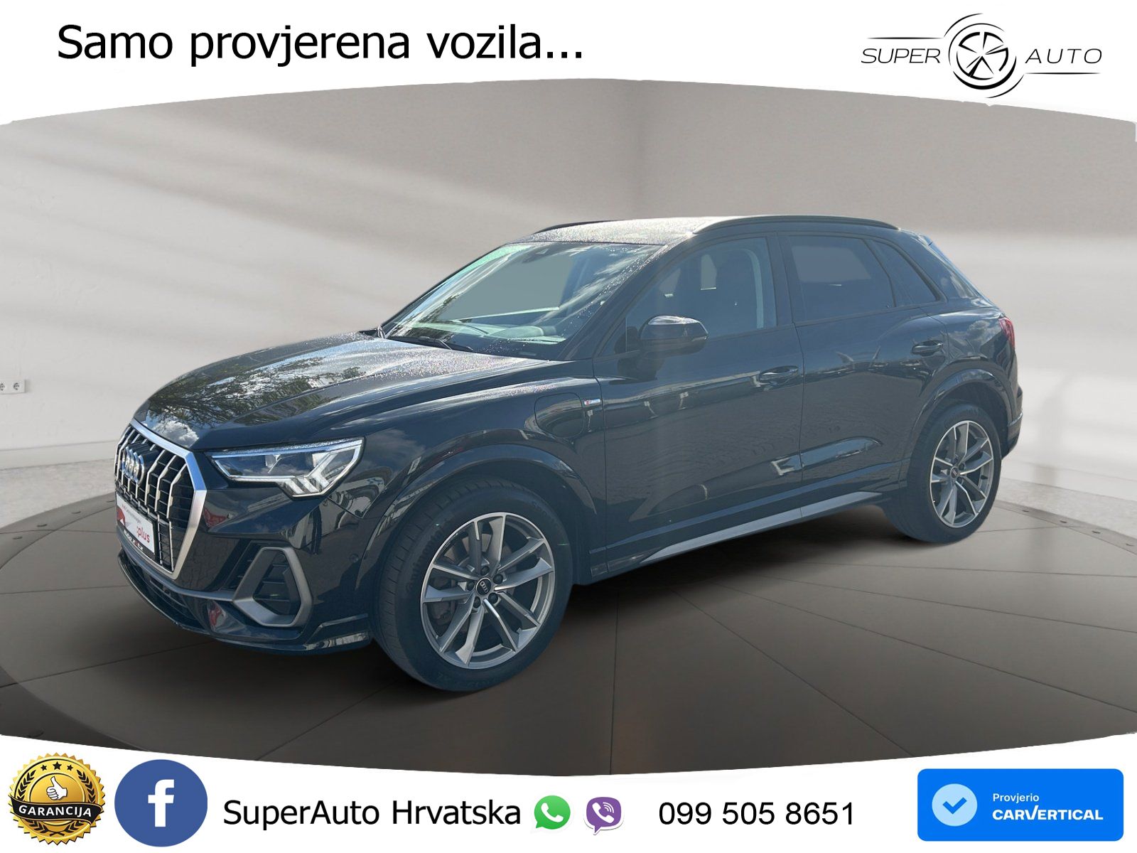 Audi Q3 45 TFSIe (245 KS) S tronic S line LED+GR SJED+ACC