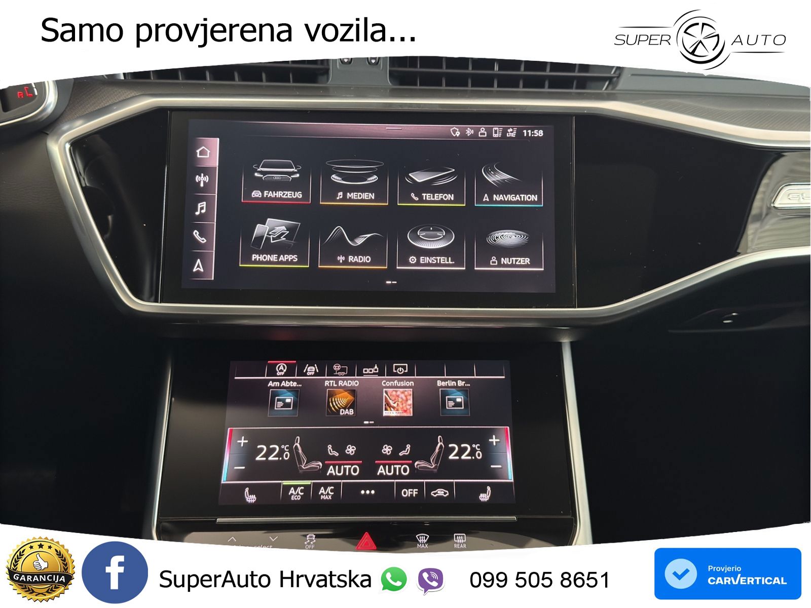 Audi A6 45 TDI V6 (231 KS) quattro Tiptronic MATRIX+GR SJED+KAM