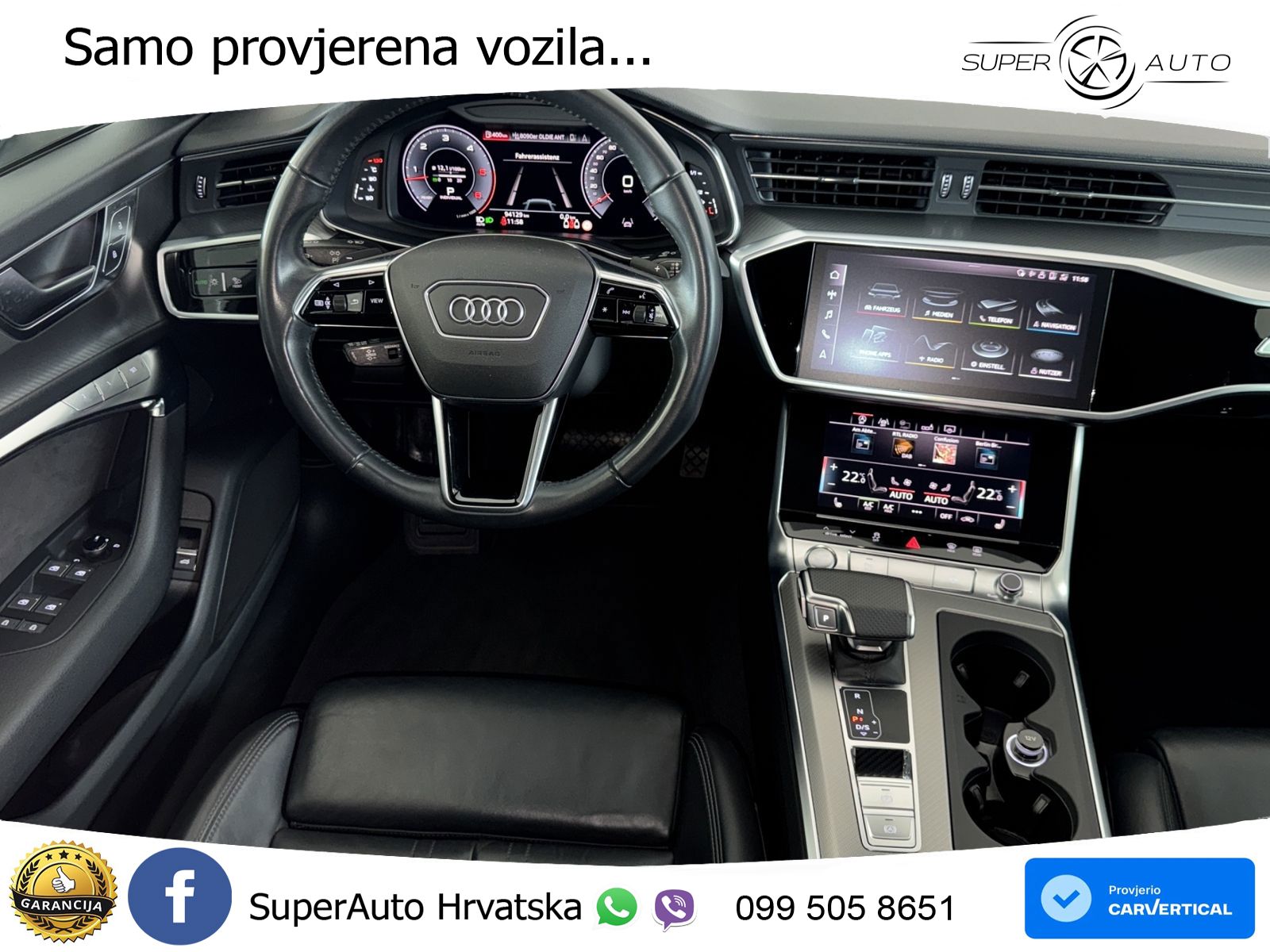 Audi A6 45 TDI V6 (231 KS) quattro Tiptronic MATRIX+GR SJED+KAM