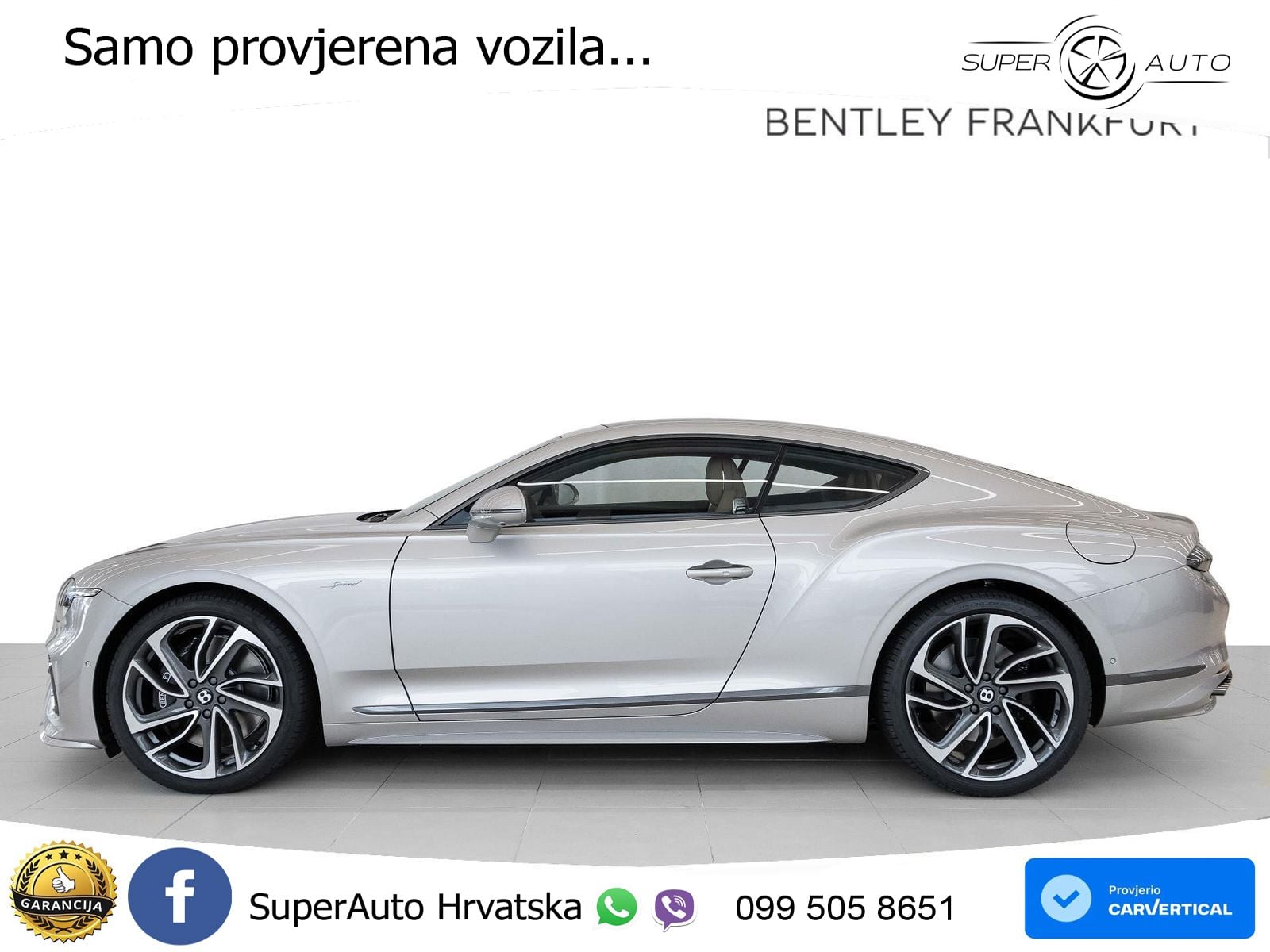 Bentley Continental GT IV 4.0 V8 TFSi (782 KS) AWD DCT ACC+HEAD+GR SJED+360+PANO