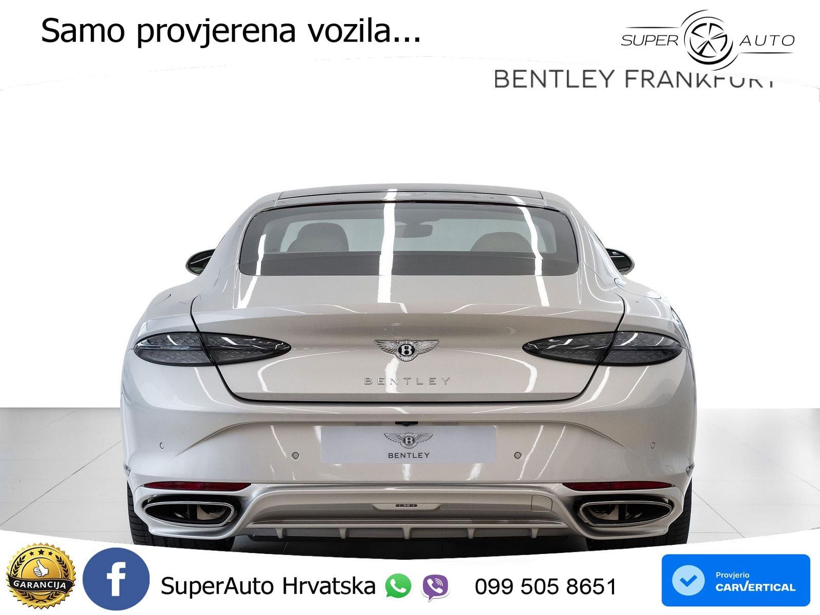 Bentley Continental GT IV 4.0 V8 TFSi (782 KS) AWD DCT ACC+HEAD+GR SJED+360+PANO