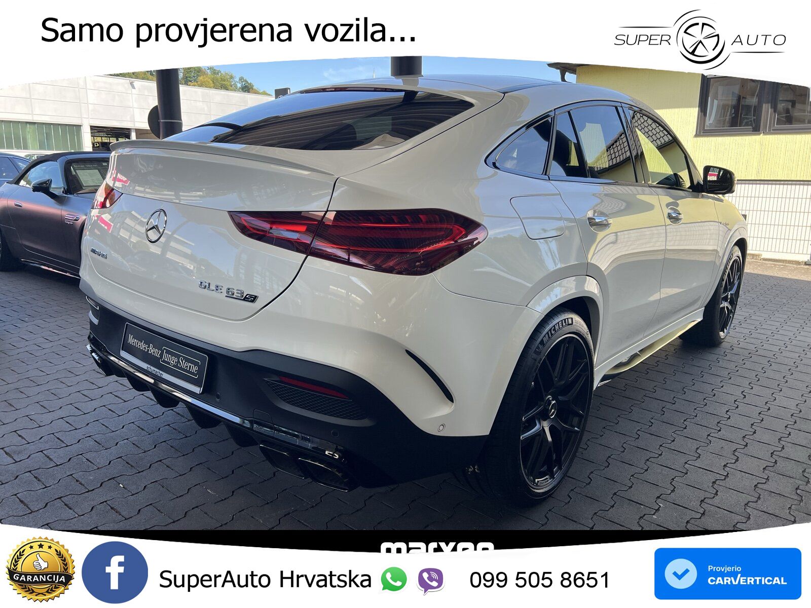 Mercedes AMG GLE Coupe 63 S V8 (612 KS) EQ Boost 4MATIC+ AMG SPEEDSHIFT TCT 9G ACC+HEAD+GR SJED+360+PANO