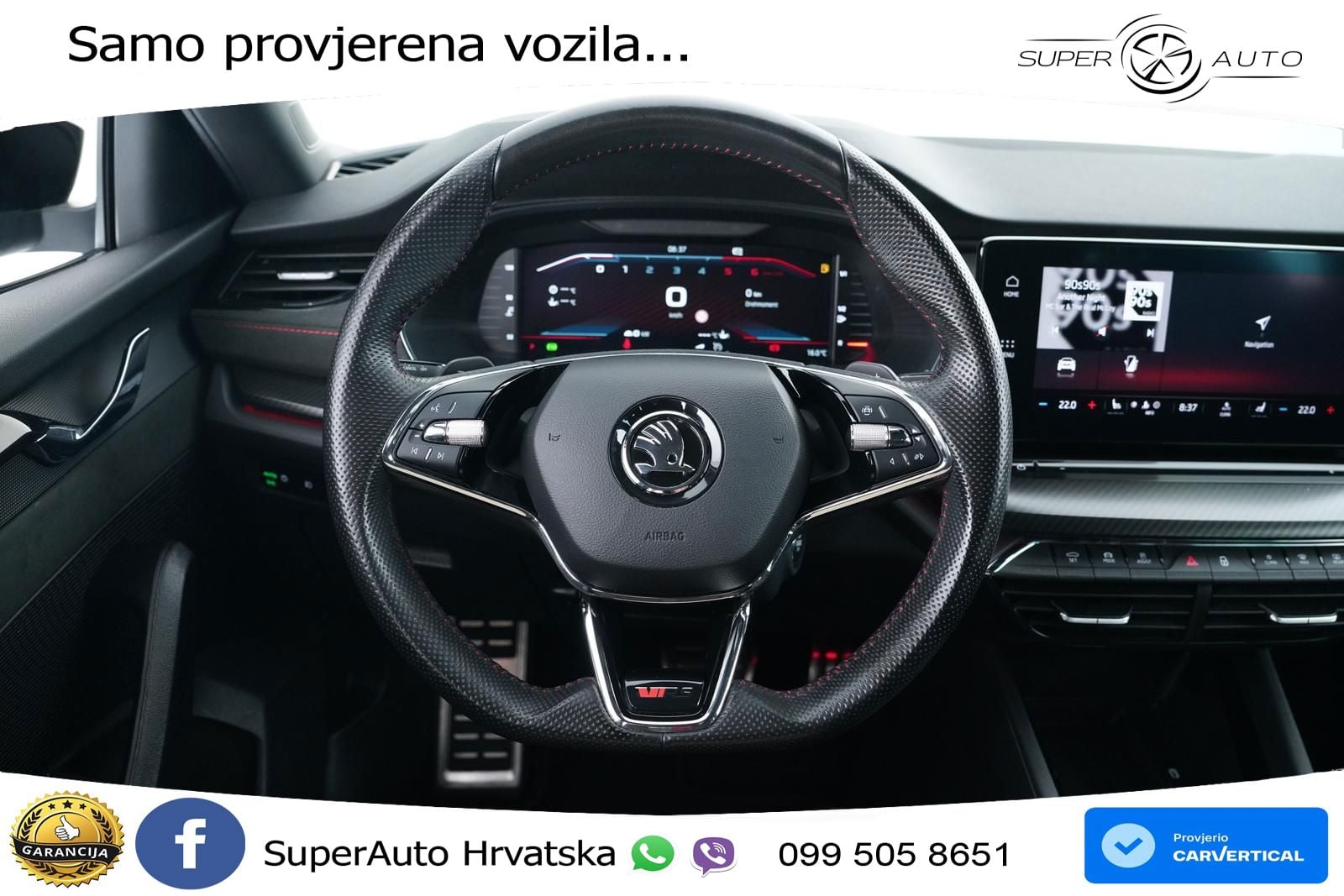 Škoda Octavia Combi RS 2.0 TDI (200 KS) DSG MATRIX+GR SJED+KAM