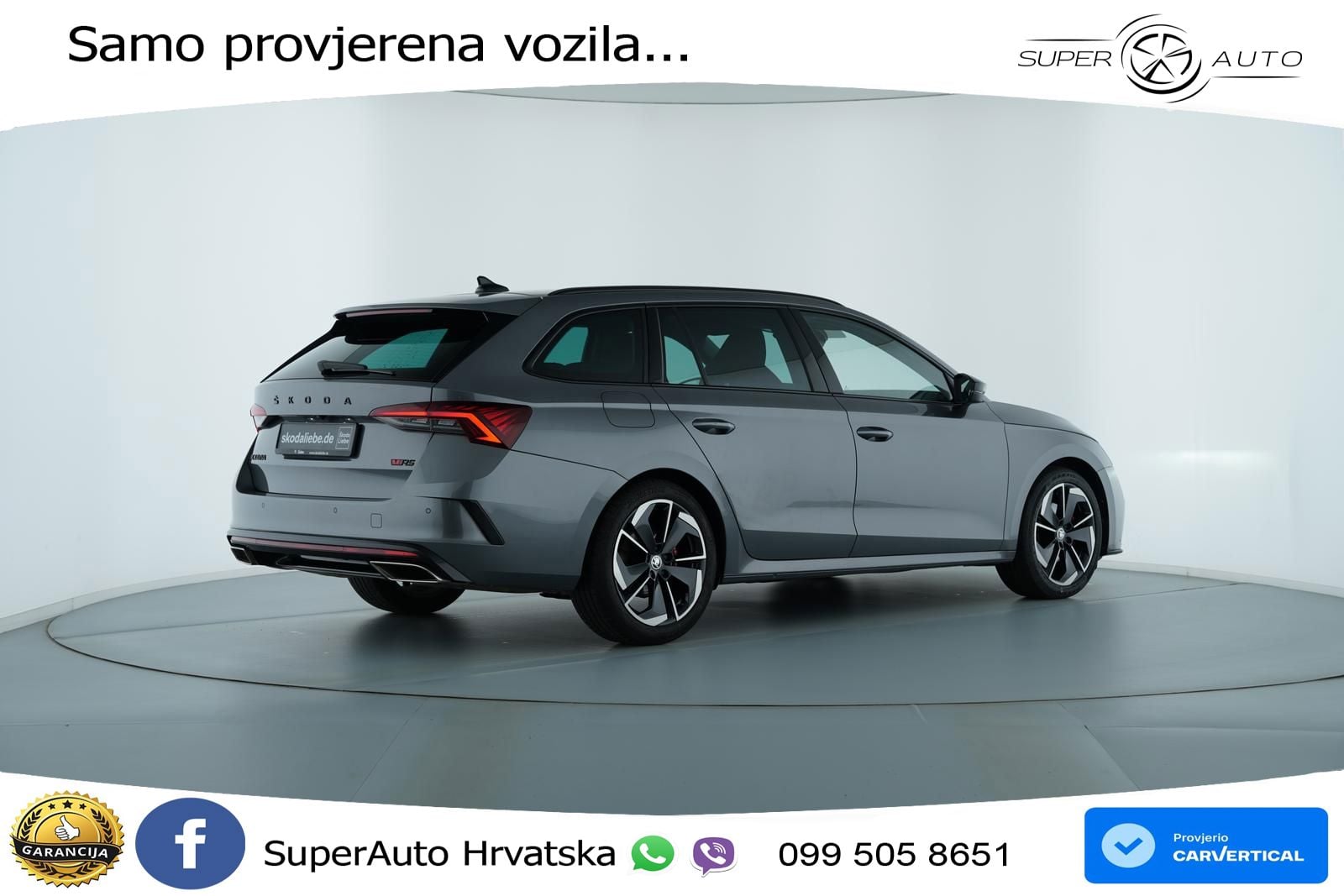 Škoda Octavia Combi RS 2.0 TDI (200 KS) DSG MATRIX+GR SJED+KAM