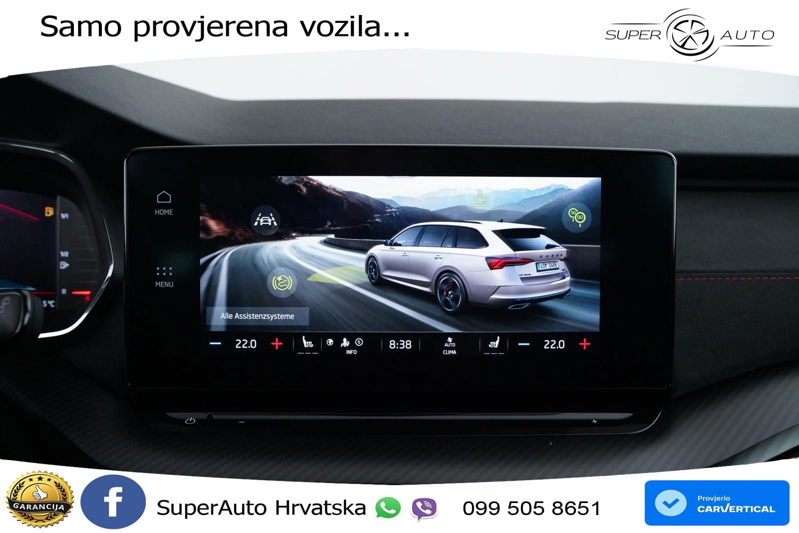 Škoda Octavia Combi RS 2.0 TDI (200 KS) DSG MATRIX+GR SJED+KAM