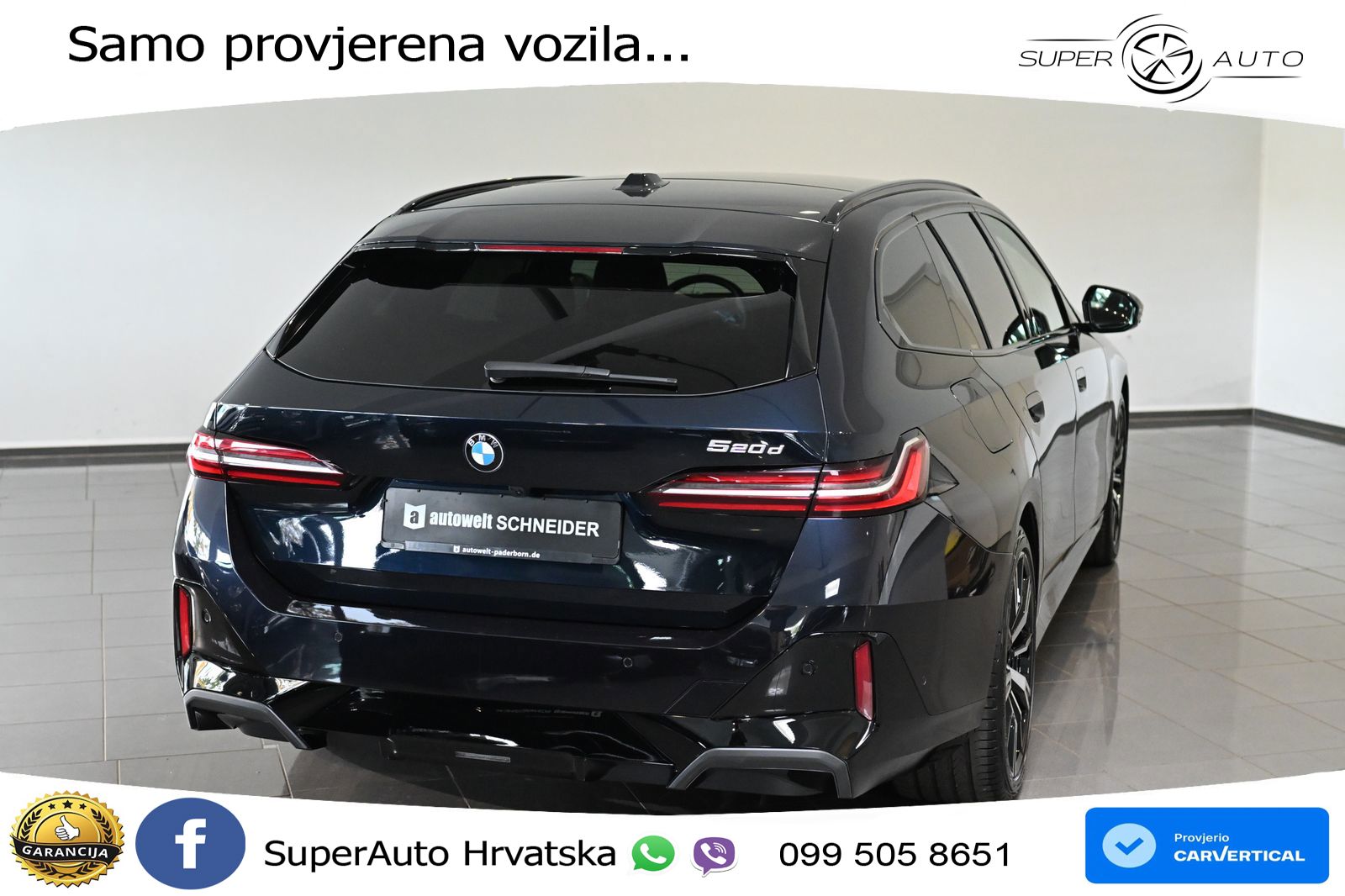 BMW 520d Touring (197 KS) Steptronic M Sport LED+GR SJED+ACC