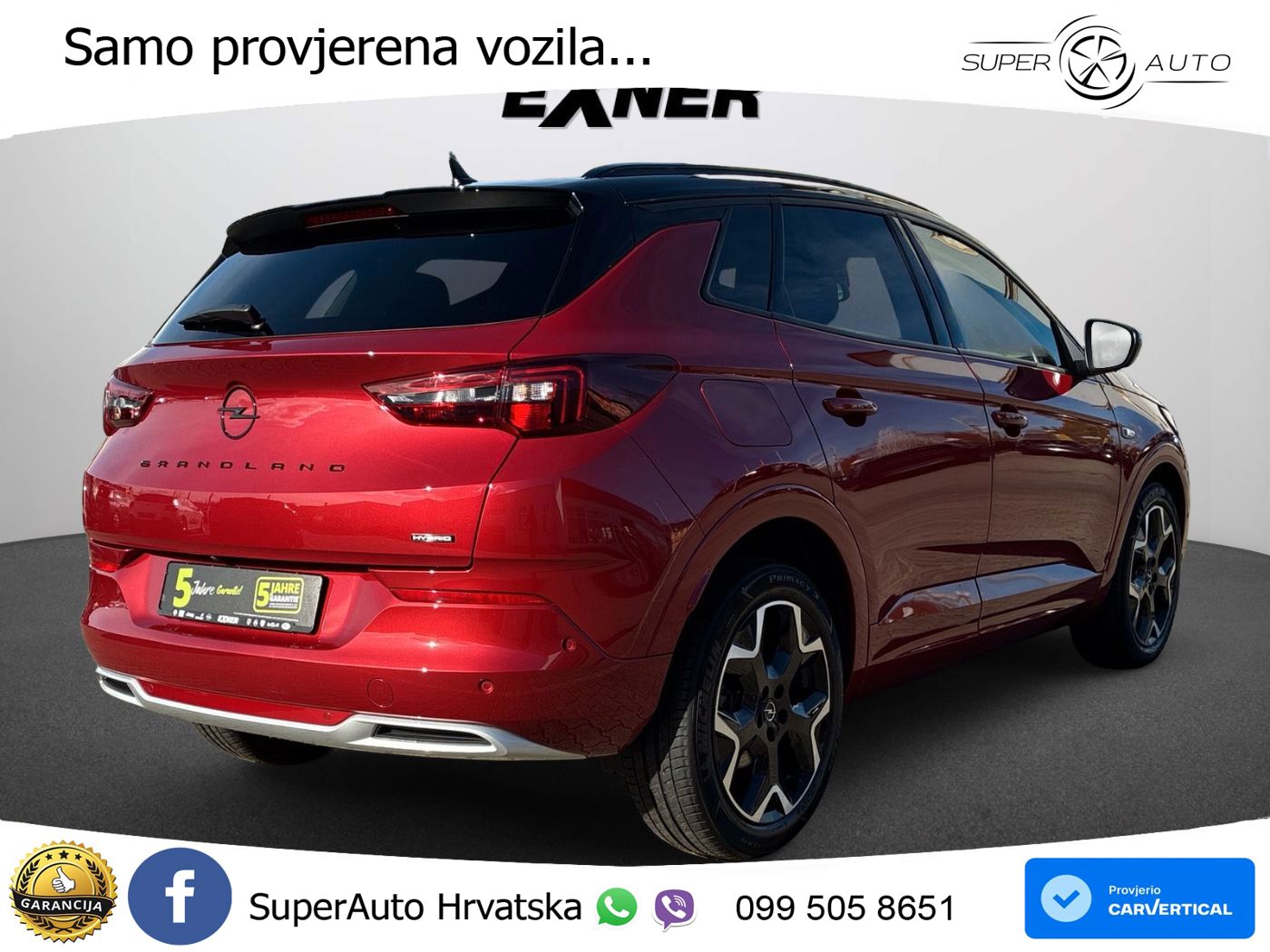 Opel Grandland 1.2 Turbo (136 KS)  e-DCT Ultimate LED+GR SJED+ACC