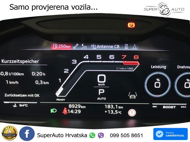 Audi RS6 Avant 4.0 TFSI V8 (600 KS) quattro Tiptronic ZRAČNI+ACC+GR SJED+KAM+PANO