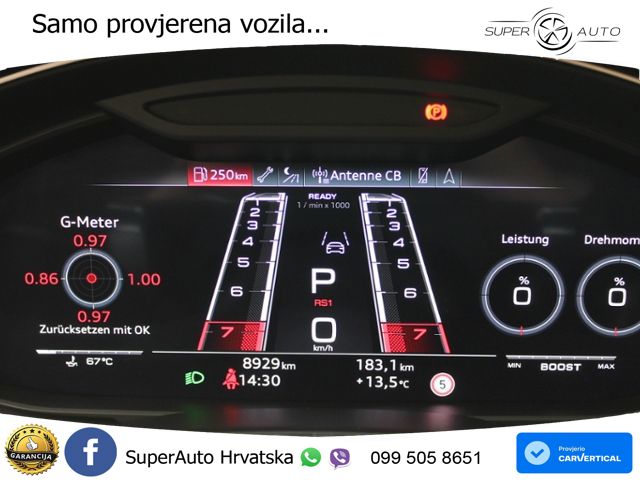 Audi RS6 Avant 4.0 TFSI V8 (600 KS) quattro Tiptronic ZRAČNI+ACC+GR SJED+KAM+PANO