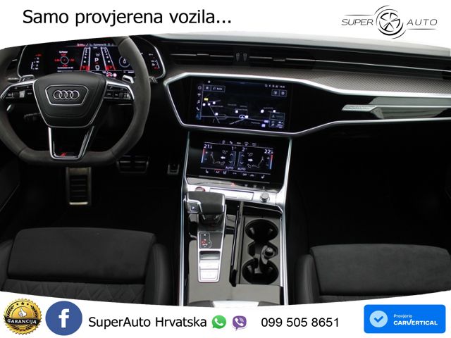 Audi RS6 Avant 4.0 TFSI V8 (600 KS) quattro Tiptronic ZRAČNI+ACC+GR SJED+KAM+PANO