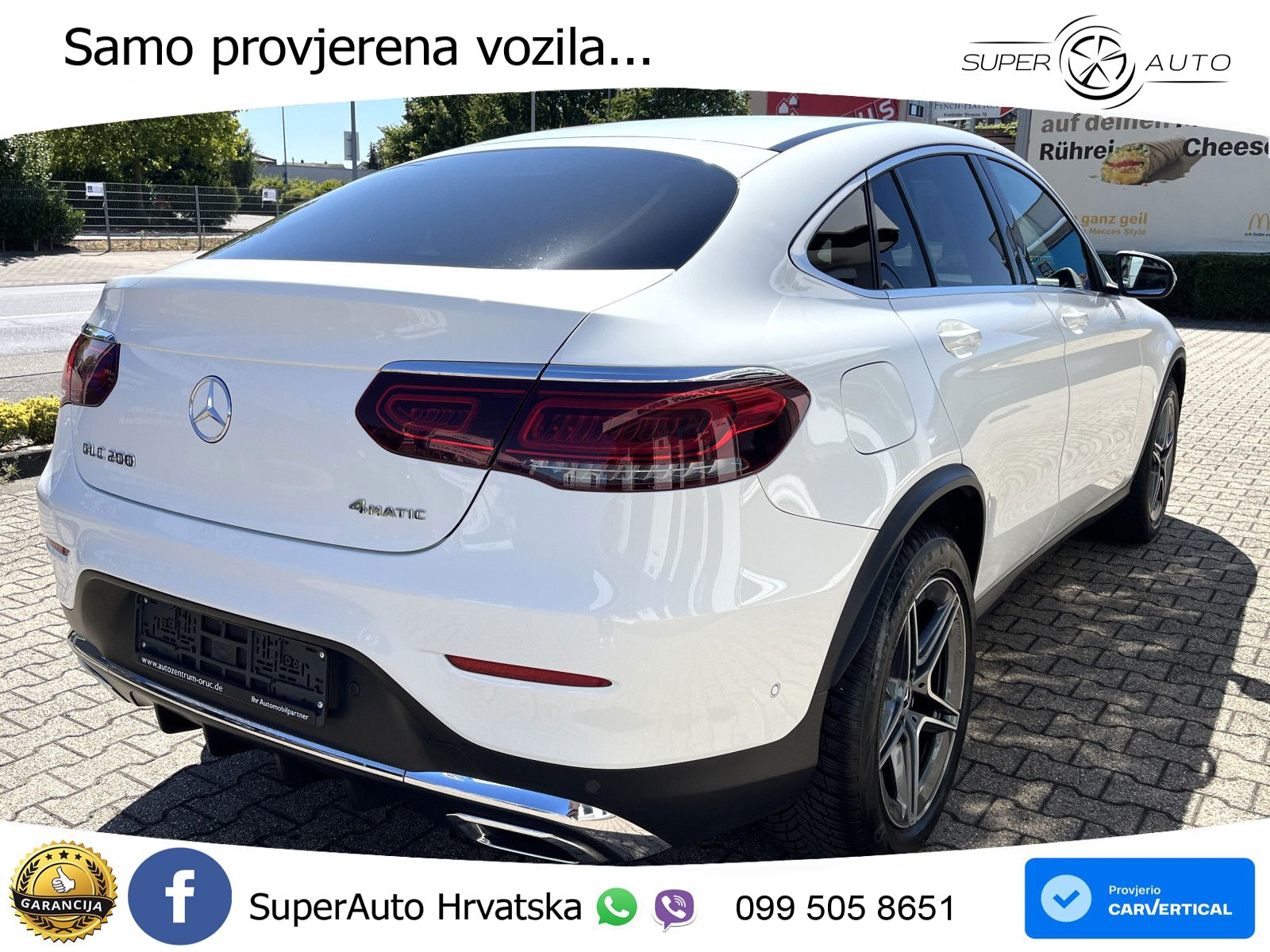 Mercedes GLC Coupe 200 (197 KS) 4MATIC G-TRONIC AMG LED+GR SJED+ACC