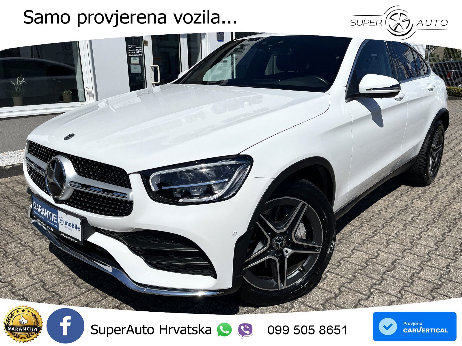 Mercedes GLC Coupe 200 (197 KS) 4MATIC G-TRONIC AMG LED+GR SJED+ACC