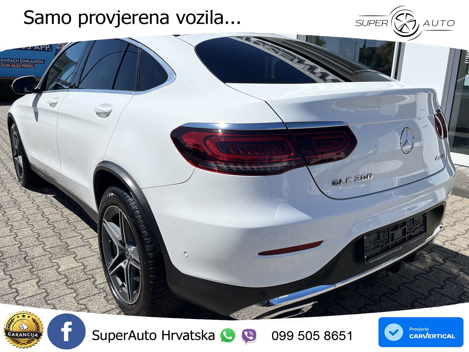 Mercedes GLC Coupe 200 (197 KS) 4MATIC G-TRONIC AMG LED+GR SJED+ACC