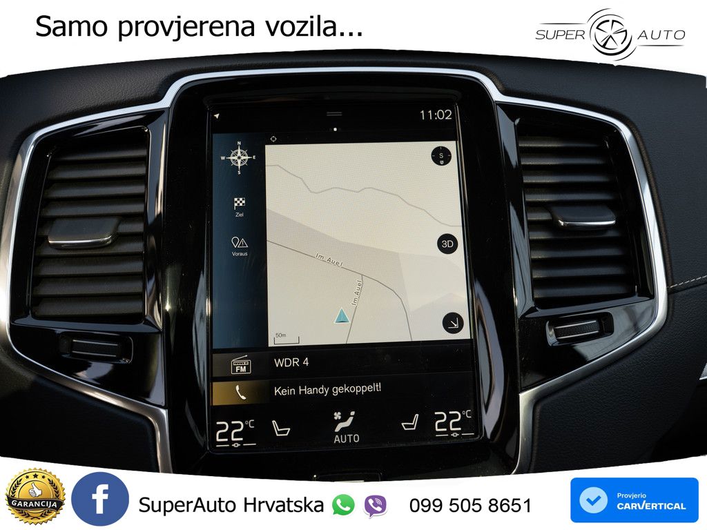 Volvo XC90 2.0 B5 Diesel AWD Automatic ZRAČNI+ACC+GR SJED+KAM+PANO