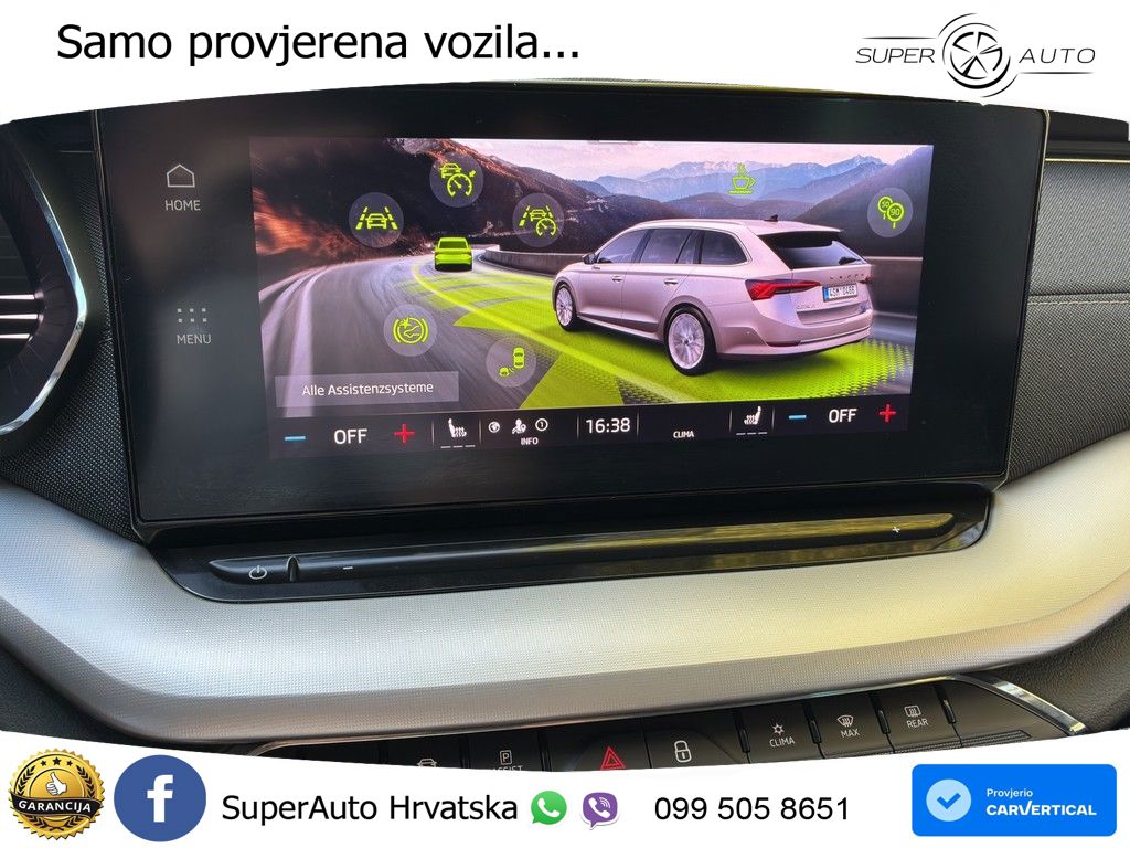 Škoda Octavia Combi 2.0 TDI (150 KS) DSG MATRIX+GR SJED+KAM
