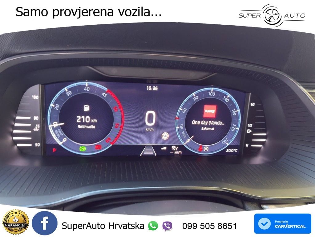 Škoda Octavia Combi 2.0 TDI (150 KS) DSG MATRIX+GR SJED+KAM