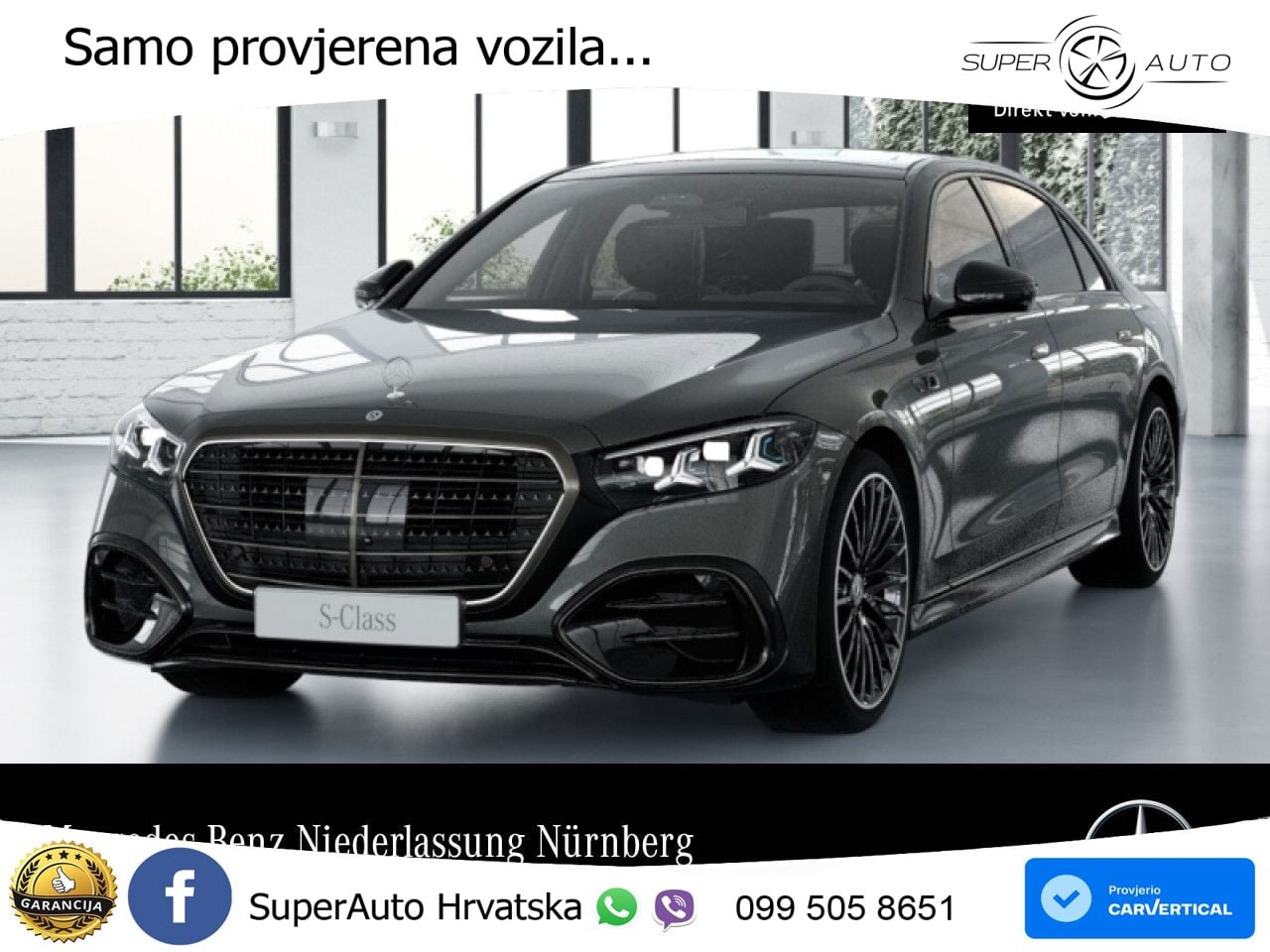 Mercedes S 450d (367 KS) EQ Boost 4MATIC 9G-TRONIC AMG ACC+HEAD+4xGR SJED+360+PANO