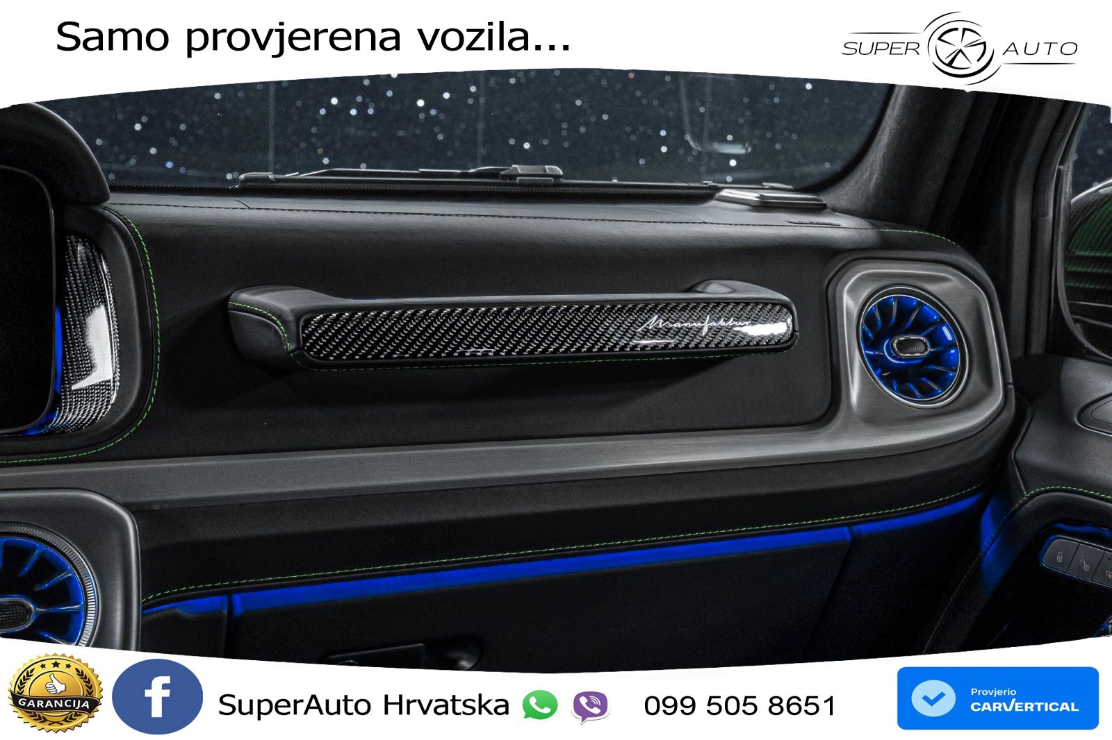 Mercedes AMG G 63 Long V8 (585 KS) 4MATIC 9G-TRONIC AMG SPEEDSHIFT TCT Superior LED+GR SJED+ACC