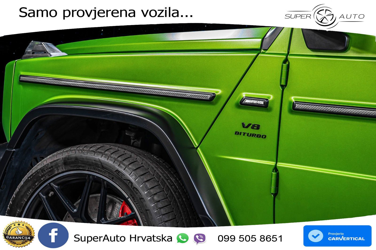 Mercedes AMG G 63 Long V8 (585 KS) 4MATIC 9G-TRONIC AMG SPEEDSHIFT TCT Superior LED+GR SJED+ACC