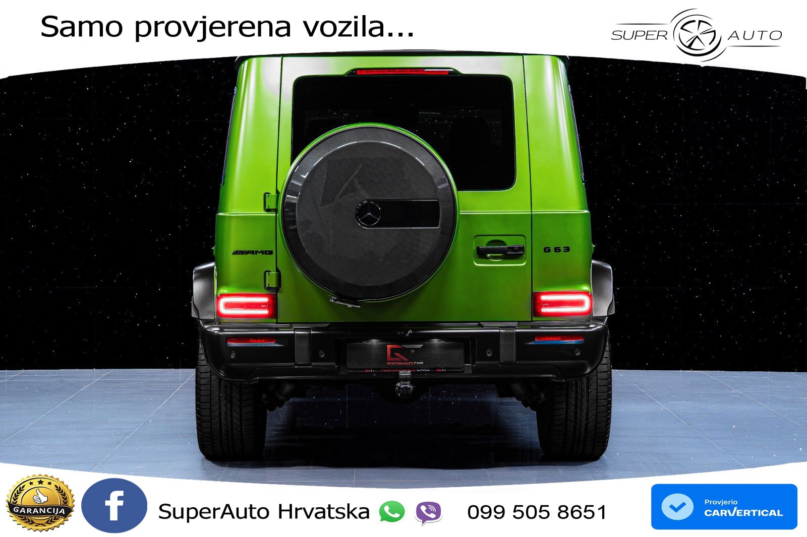 Mercedes AMG G 63 Long V8 (585 KS) 4MATIC 9G-TRONIC AMG SPEEDSHIFT TCT Superior LED+GR SJED+ACC
