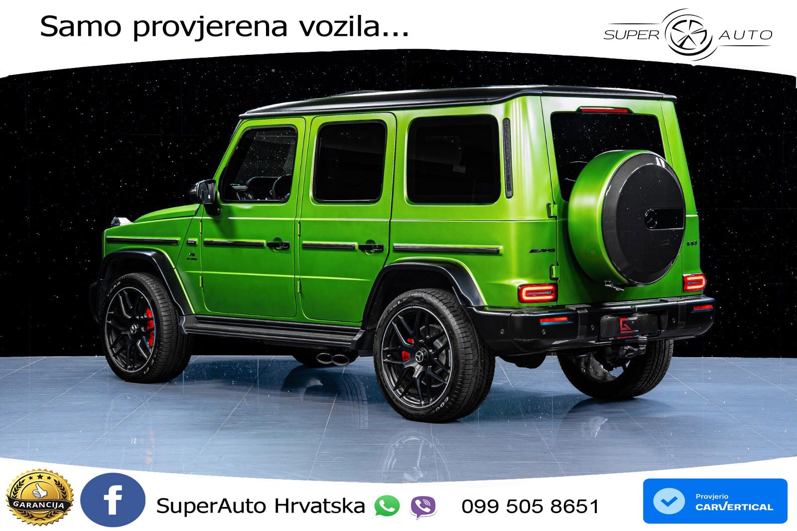 Mercedes AMG G 63 Long V8 (585 KS) 4MATIC 9G-TRONIC AMG SPEEDSHIFT TCT Superior LED+GR SJED+ACC