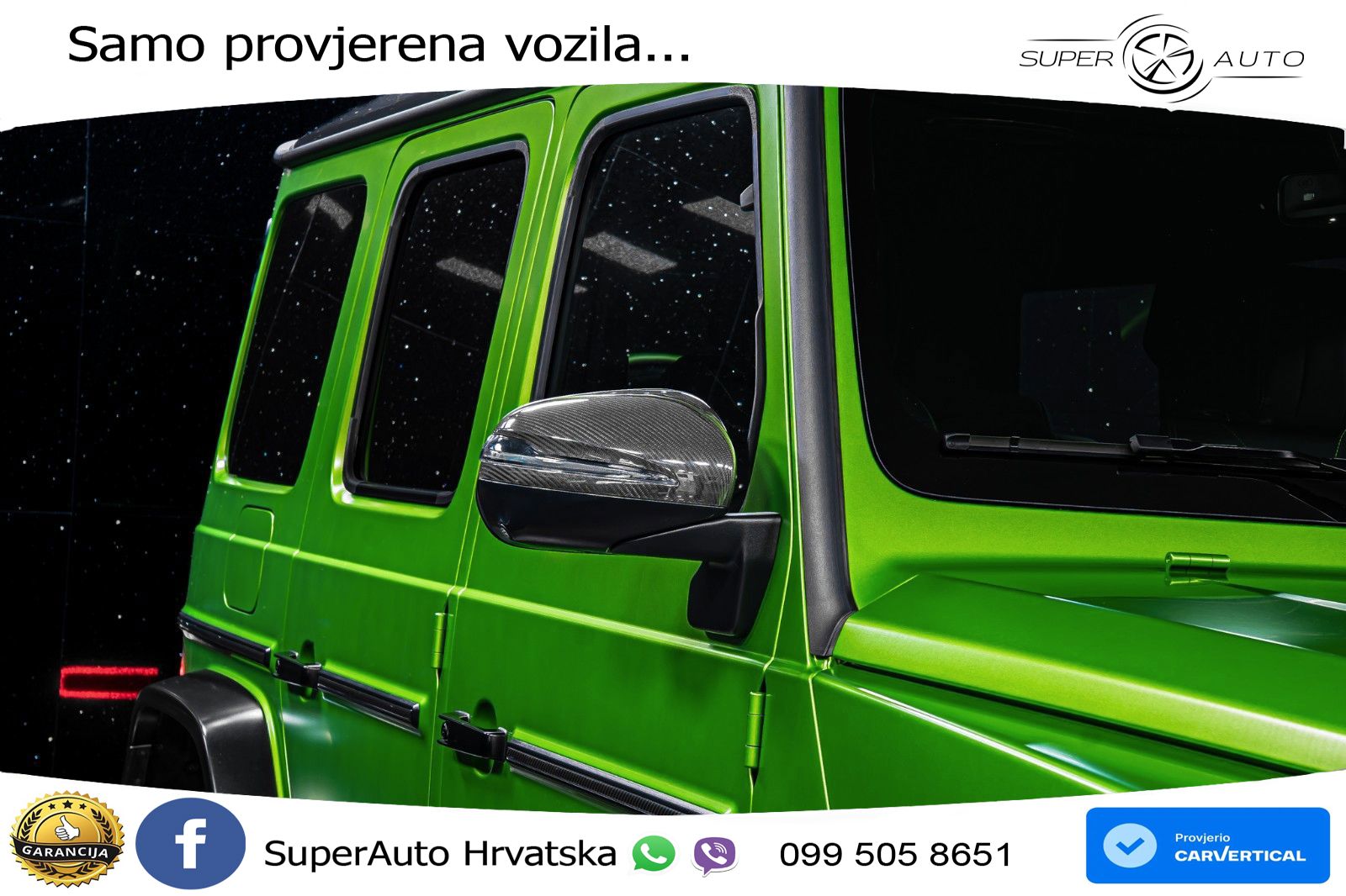 Mercedes AMG G 63 Long V8 (585 KS) 4MATIC 9G-TRONIC AMG SPEEDSHIFT TCT Superior LED+GR SJED+ACC