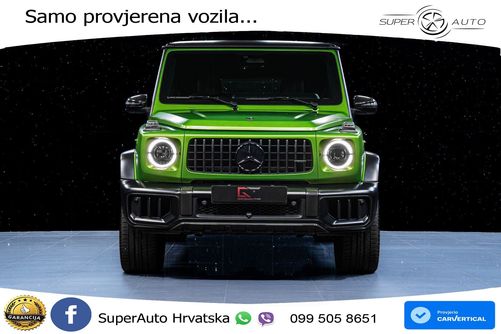 Mercedes AMG G 63 Long V8 (585 KS) 4MATIC 9G-TRONIC AMG SPEEDSHIFT TCT Superior LED+GR SJED+ACC
