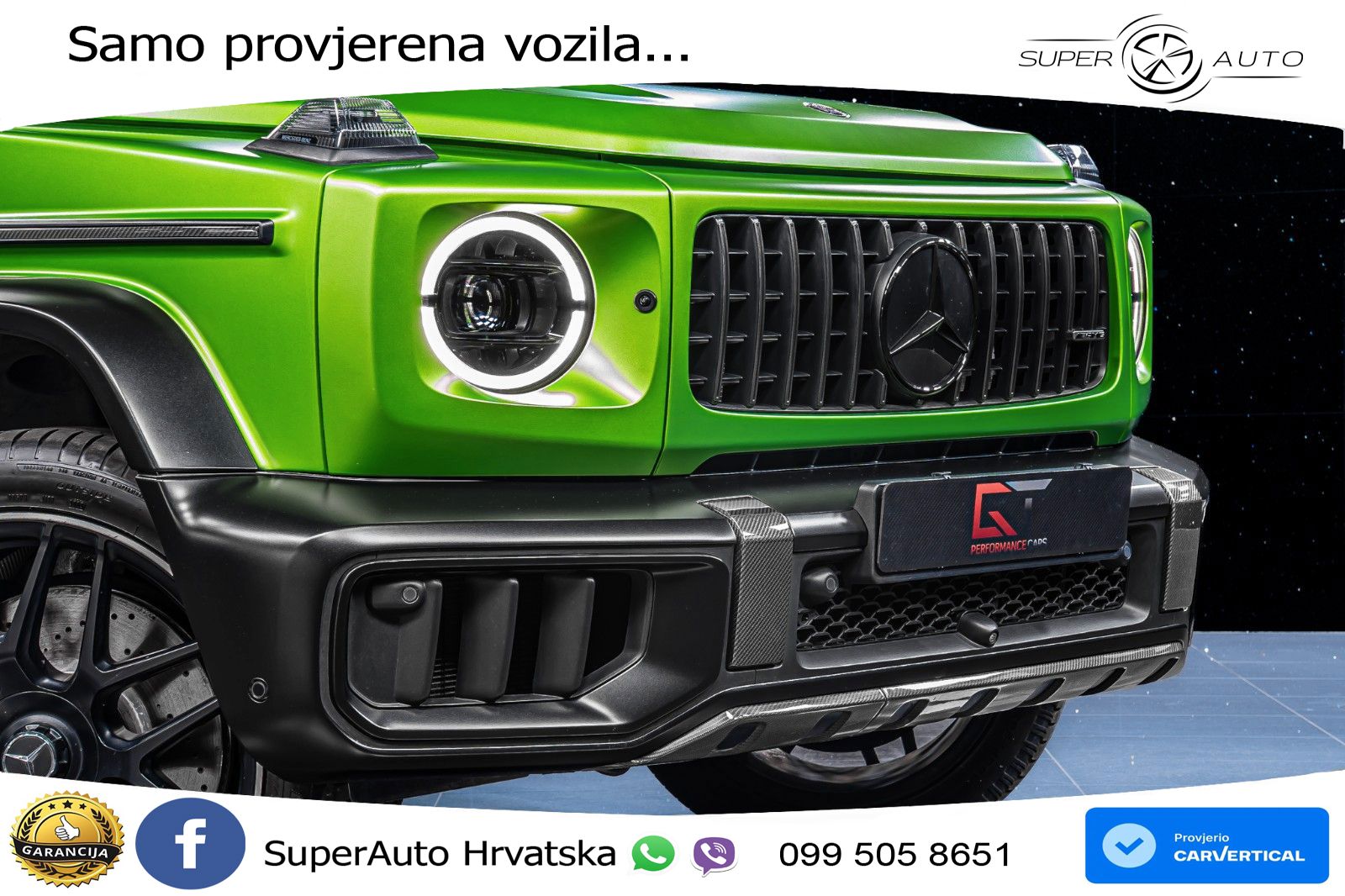 Mercedes AMG G 63 Long V8 (585 KS) 4MATIC 9G-TRONIC AMG SPEEDSHIFT TCT Superior LED+GR SJED+ACC