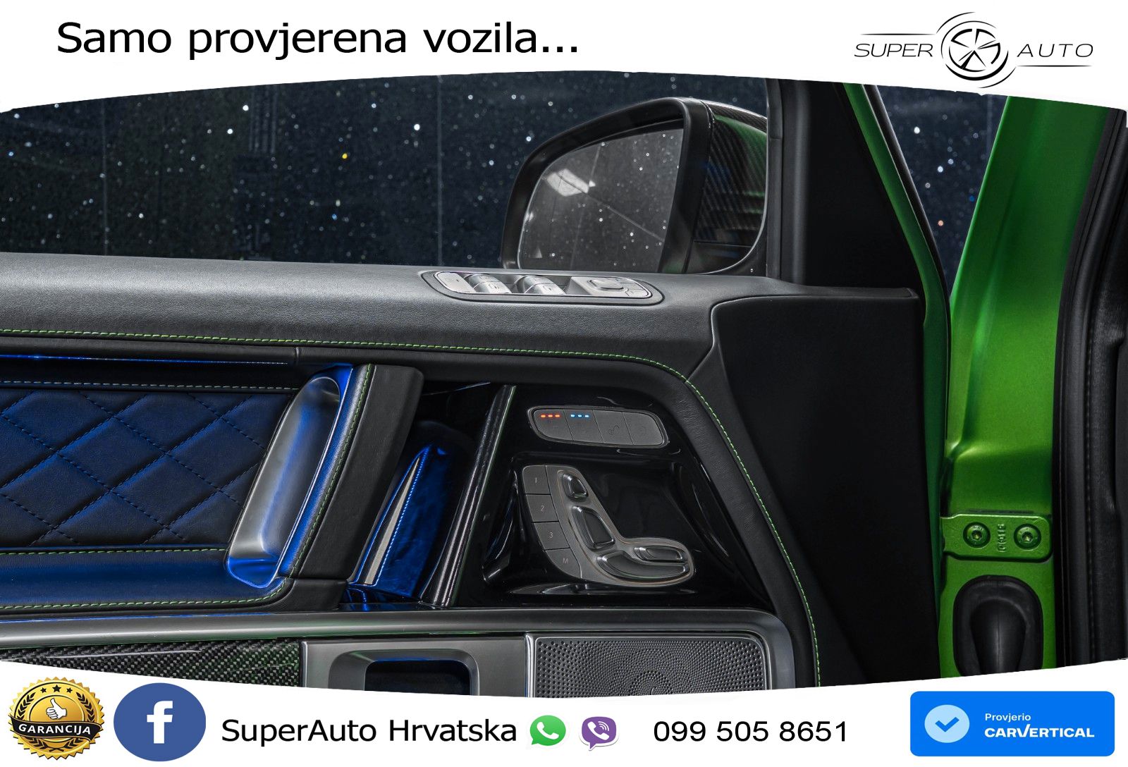 Mercedes AMG G 63 Long V8 (585 KS) 4MATIC 9G-TRONIC AMG SPEEDSHIFT TCT Superior LED+GR SJED+ACC