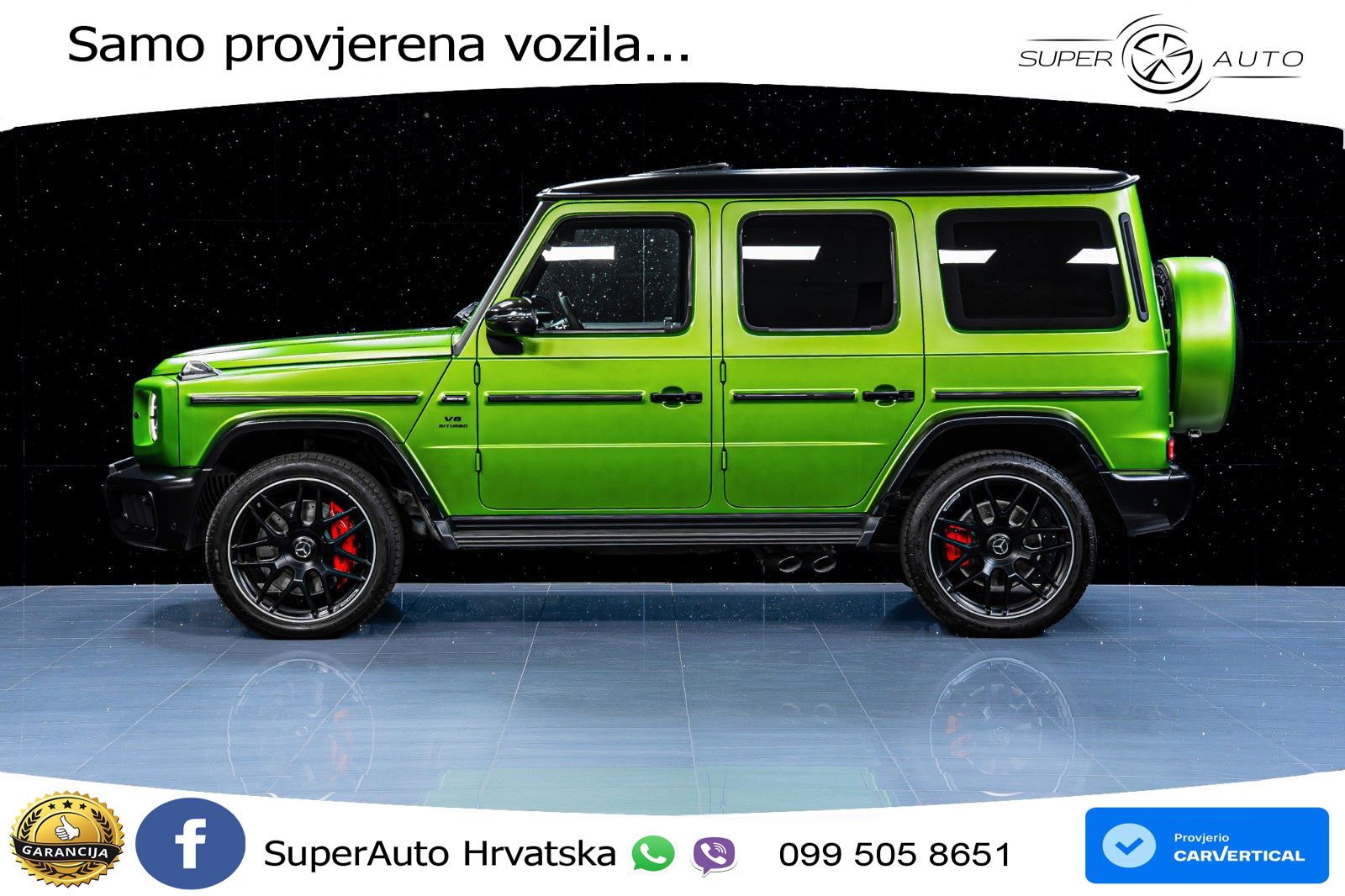 Mercedes AMG G 63 Long V8 (585 KS) 4MATIC 9G-TRONIC AMG SPEEDSHIFT TCT Superior LED+GR SJED+ACC