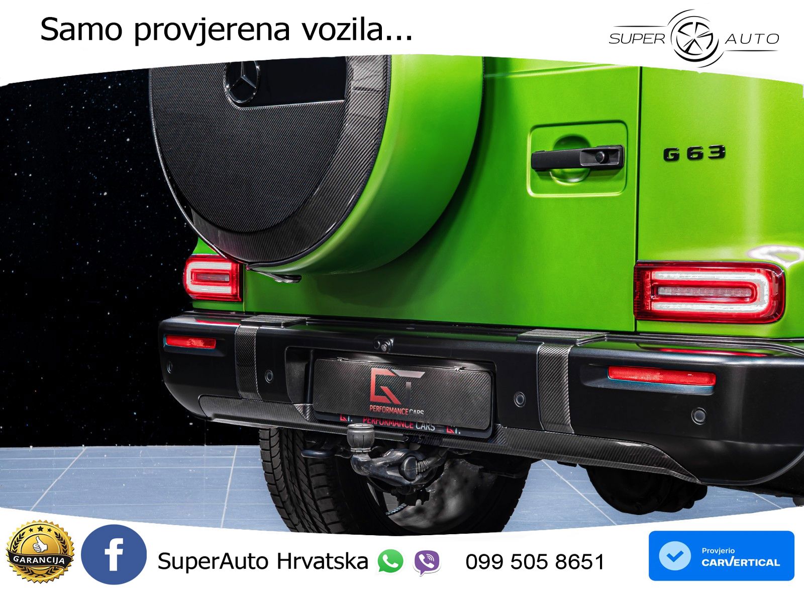 Mercedes AMG G 63 Long V8 (585 KS) 4MATIC 9G-TRONIC AMG SPEEDSHIFT TCT Superior LED+GR SJED+ACC