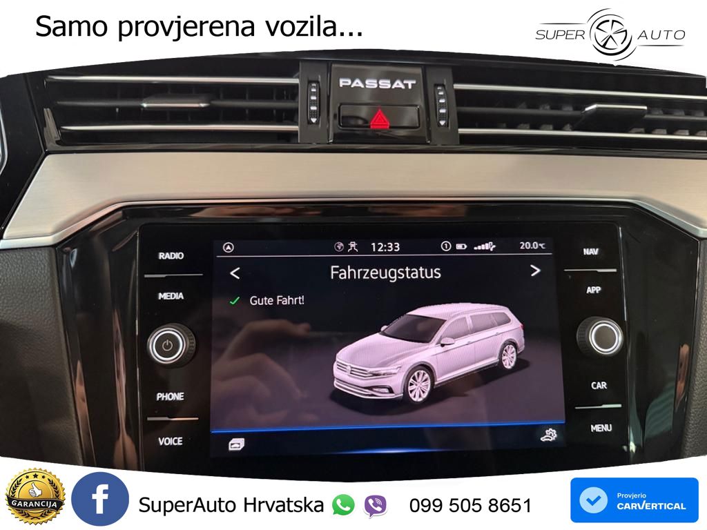 Volkswagen Passat Variant 2.0 TDI (150 KS) DSG Elegance MATRIX+GR SJED+KAM