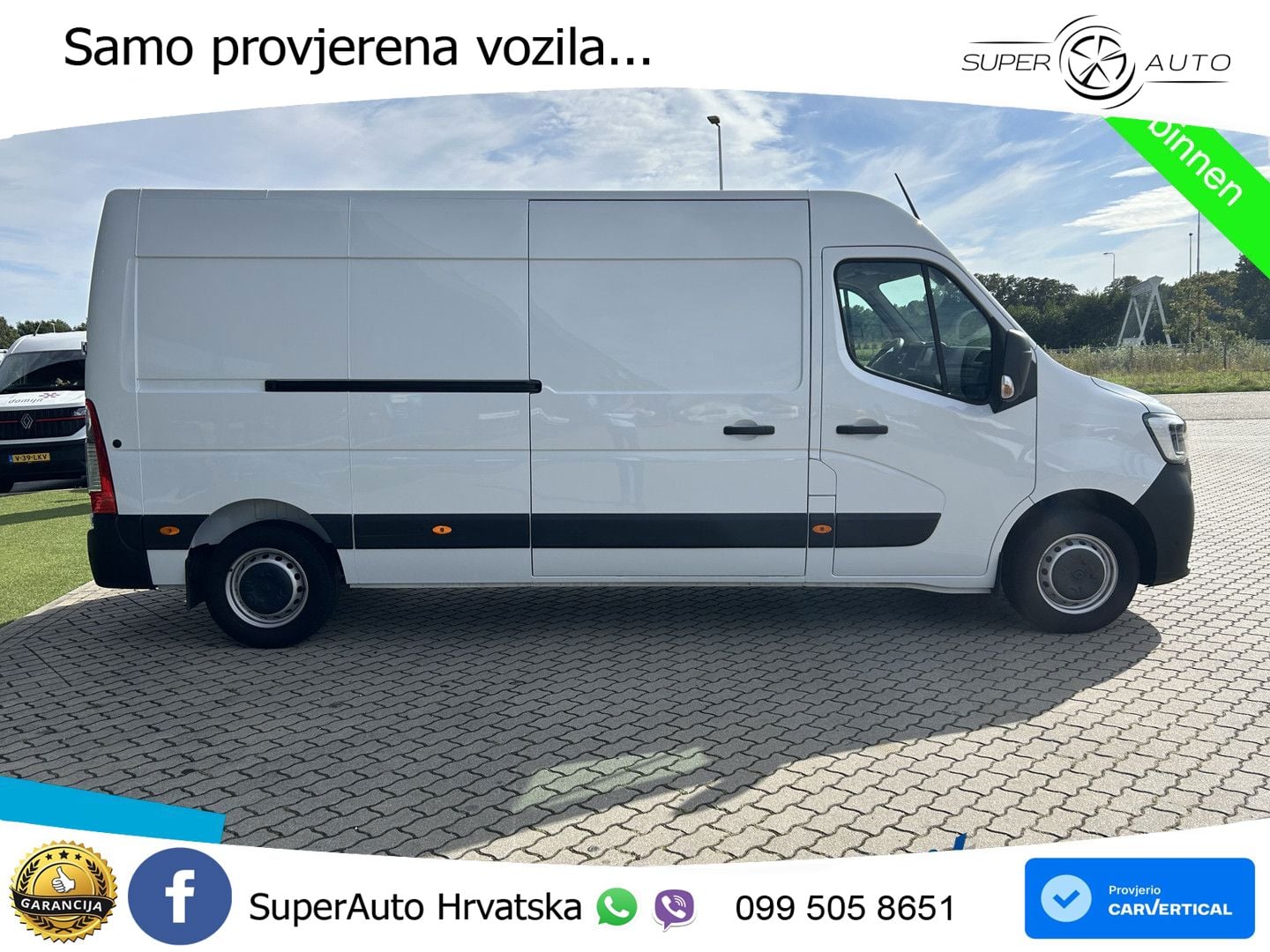 Renault Master T35 180 L3H2 Camera + Trekhaak Kasten 179 KS