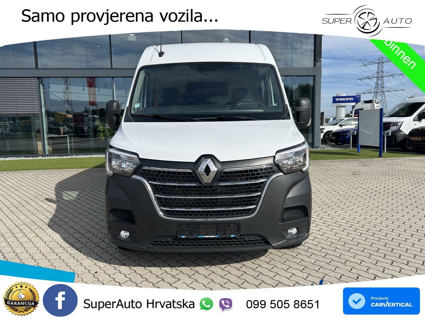 Renault Master T35 180 L3H2 Camera + Trekhaak Kasten 179 KS