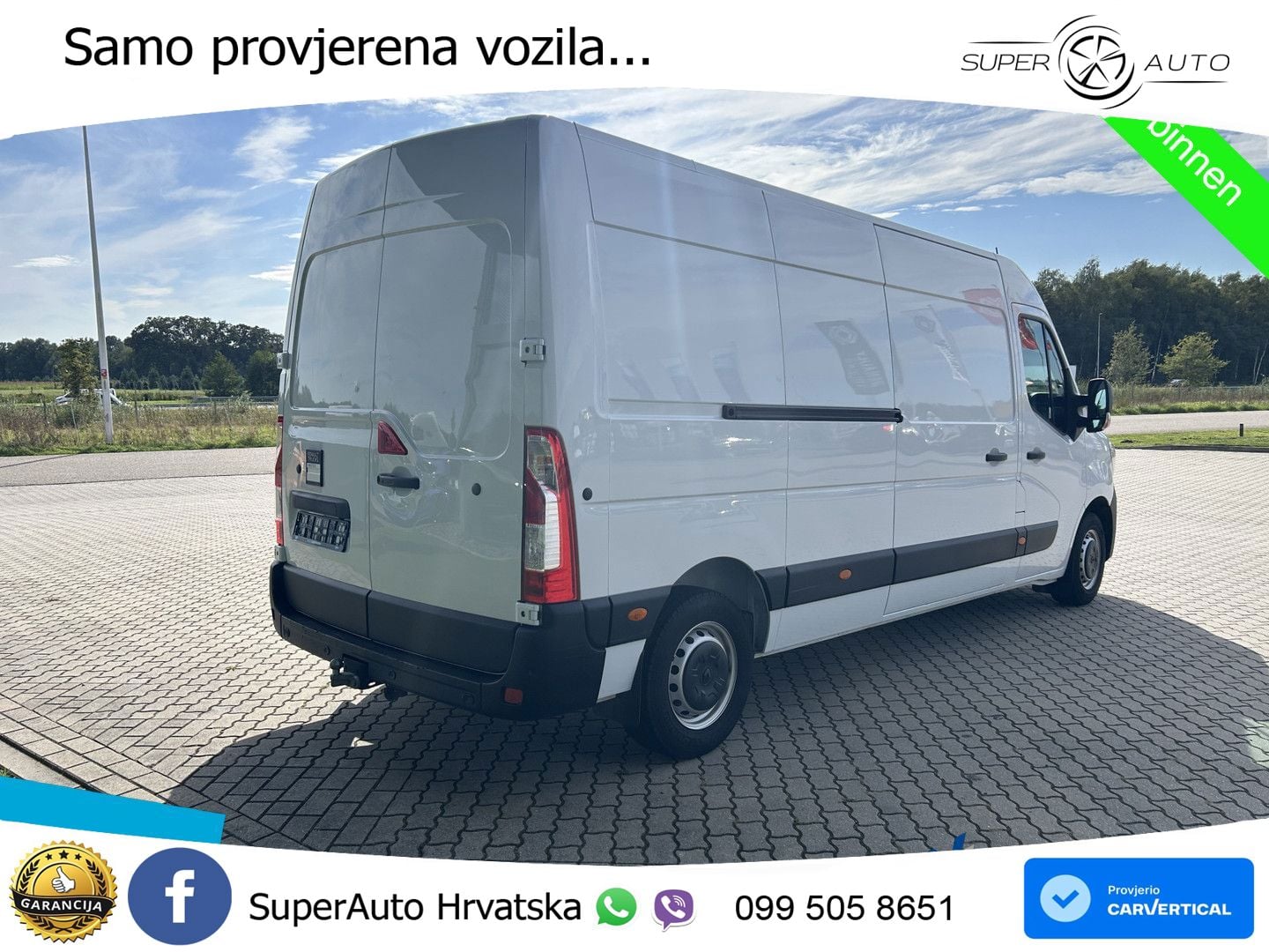Renault Master T35 180 L3H2 Camera + Trekhaak Kasten 179 KS