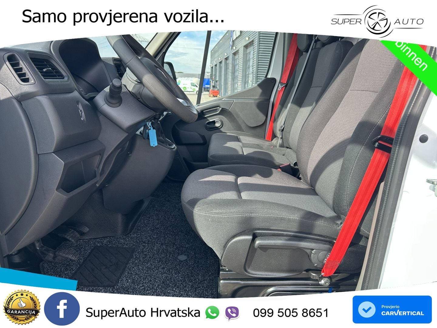 Renault Master T35 180 L3H2 Camera + Trekhaak Kasten 179 KS