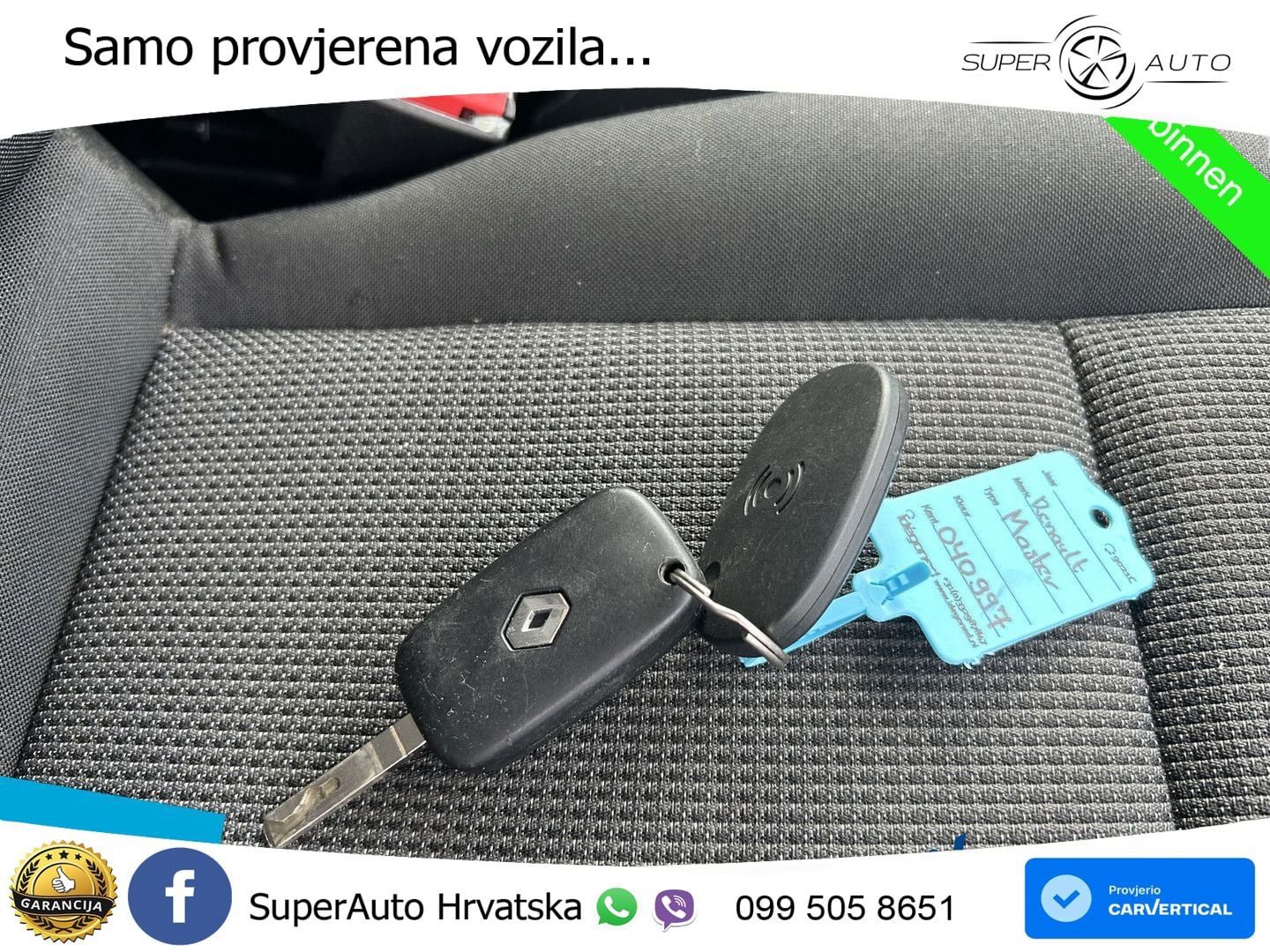 Renault Master T35 180 L3H2 Camera + Trekhaak Kasten 179 KS